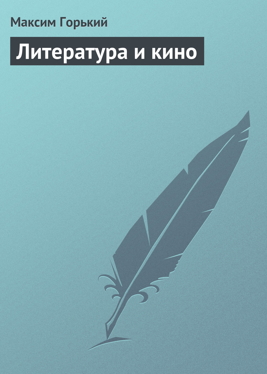 Обложка книги «Литература и кино»
