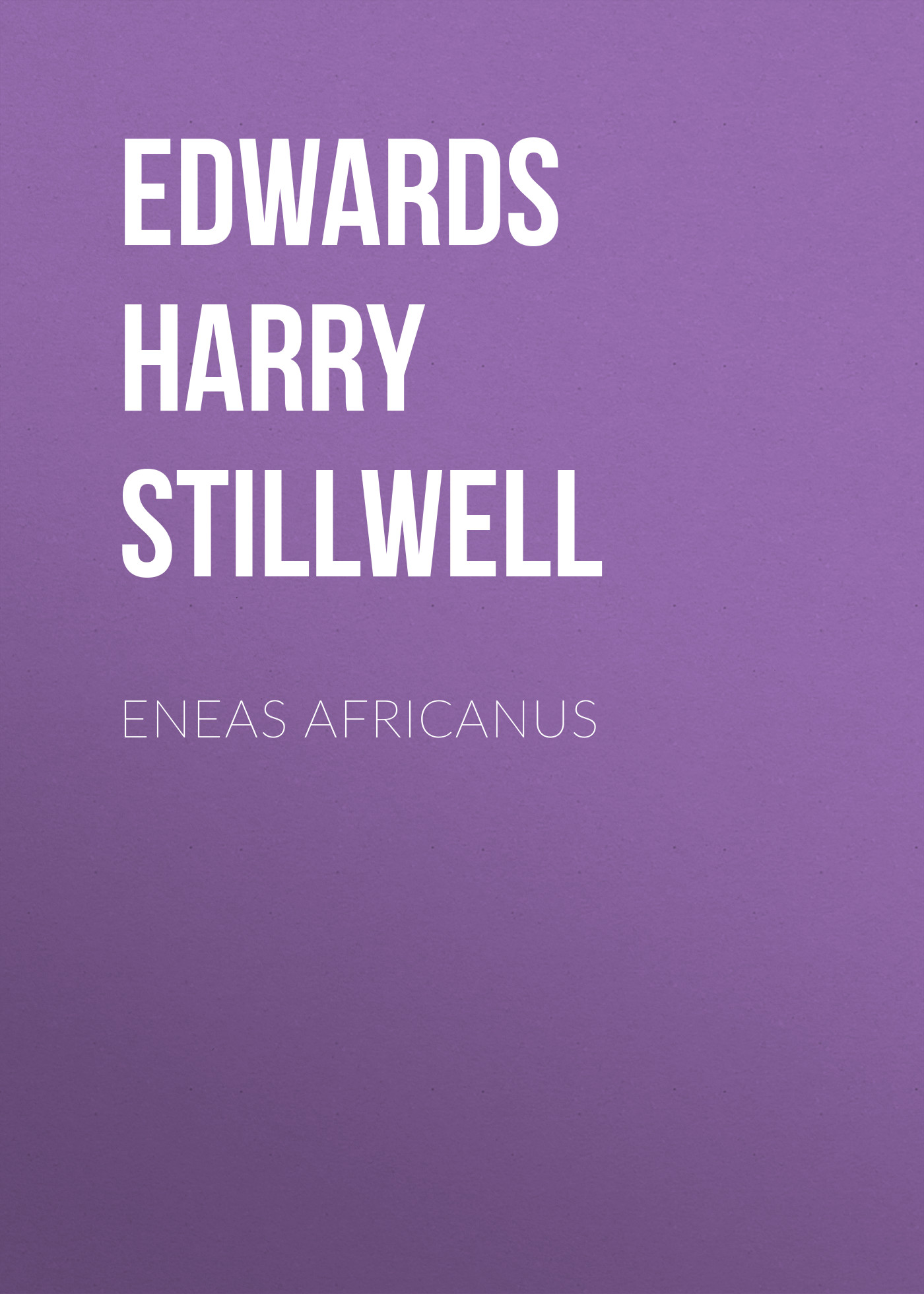 Обложка книги «Eneas Africanus»