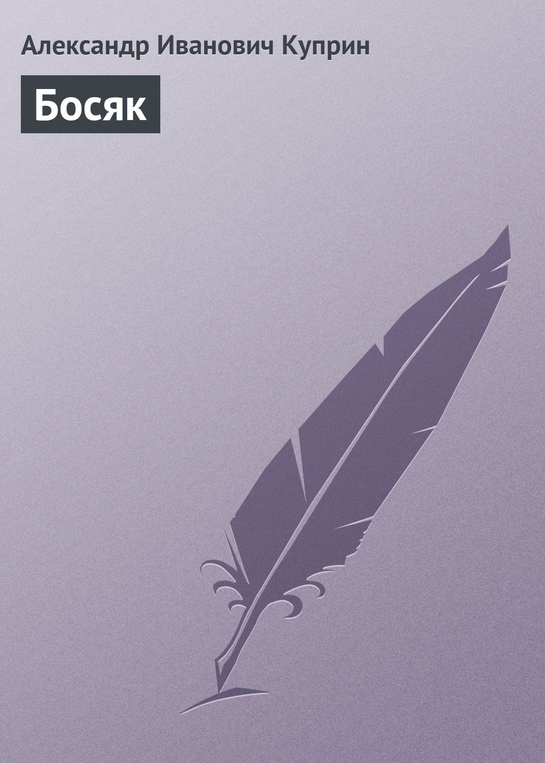 Обложка книги «Босяк»
