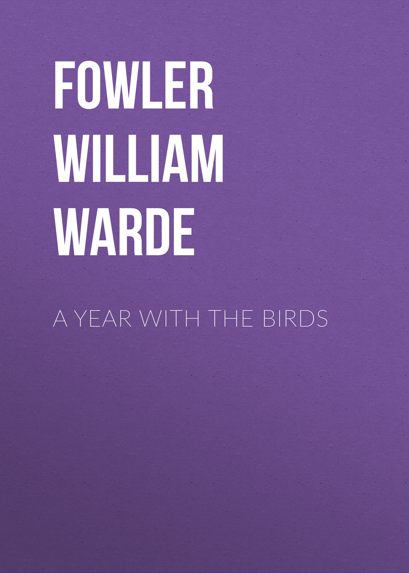 Обложка книги «A Year with the Birds»
