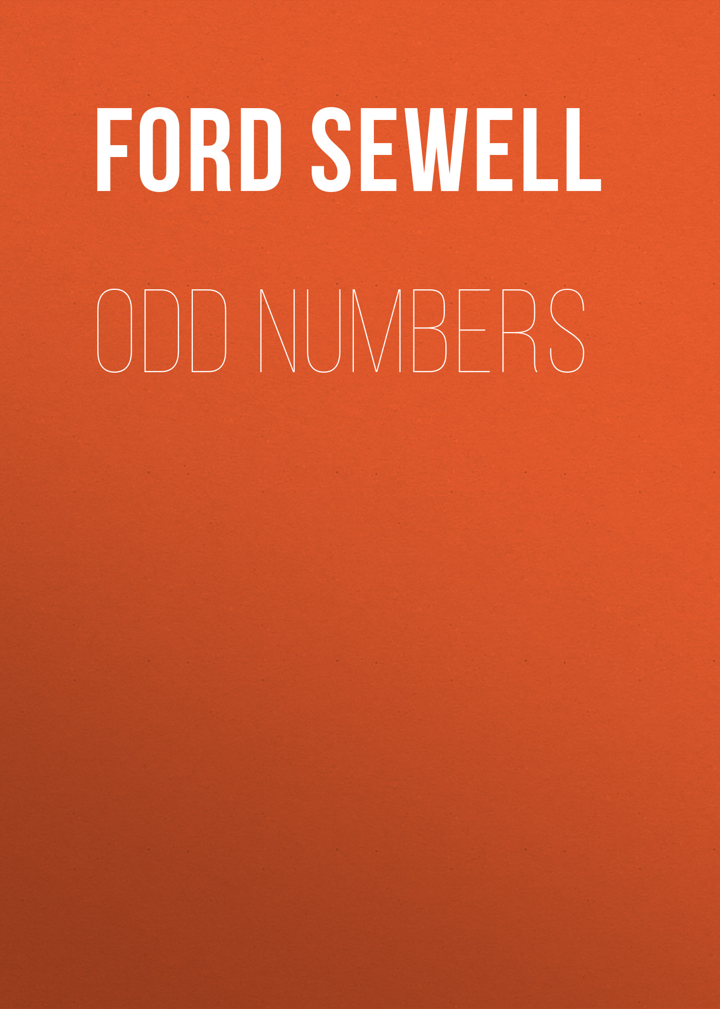 Обложка книги «Odd Numbers»