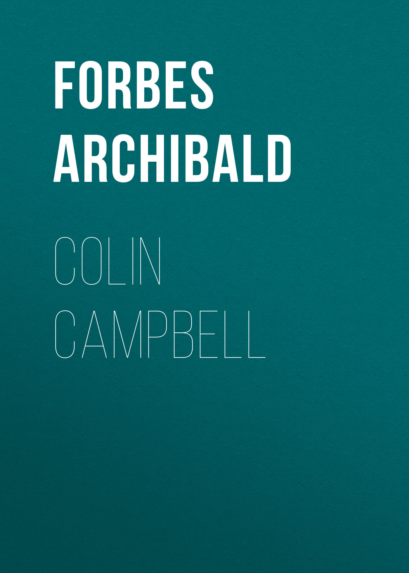 Обложка книги «Colin Campbell»