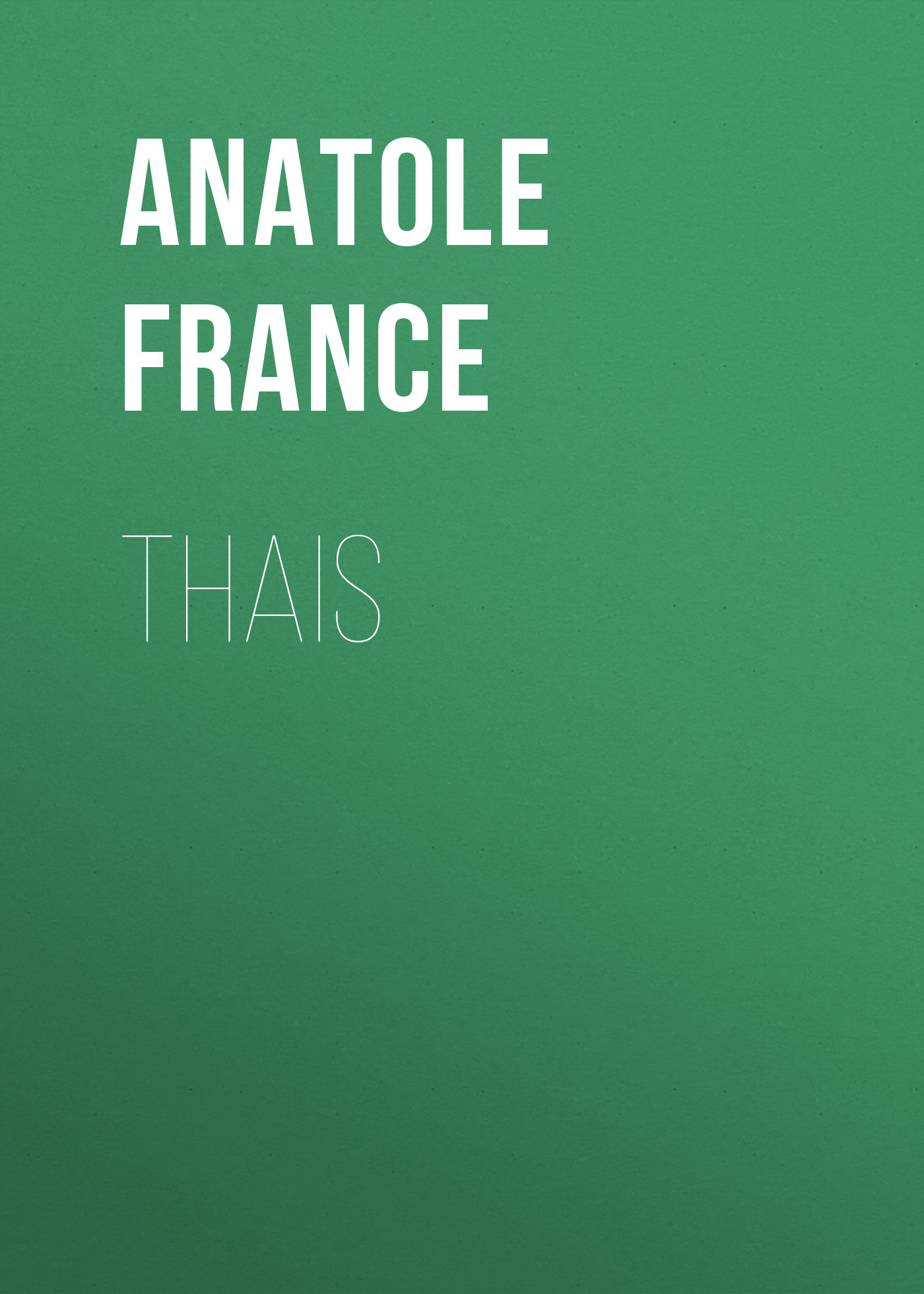 Обложка книги «Thais»
