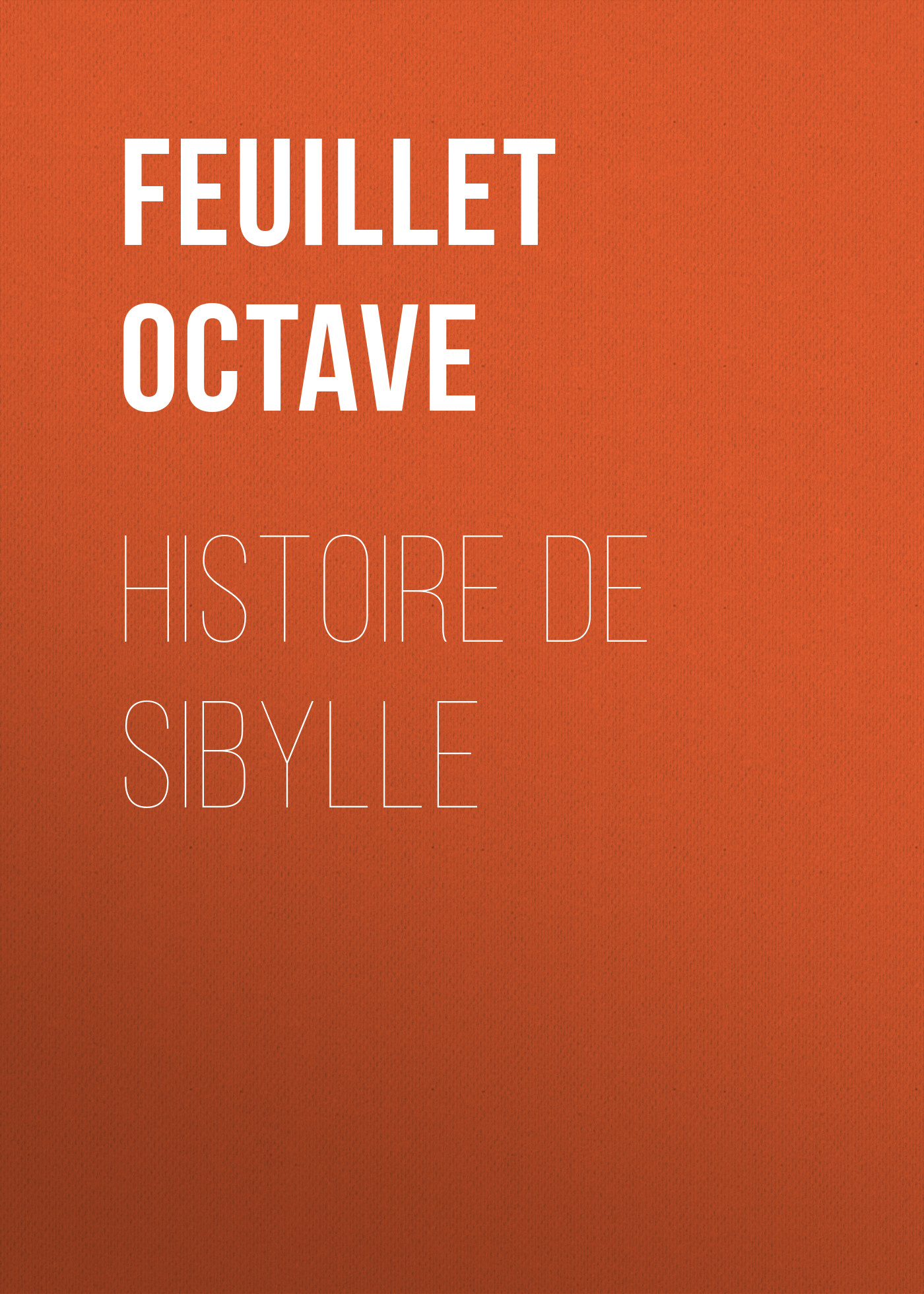 Обложка книги «Histoire de Sibylle»