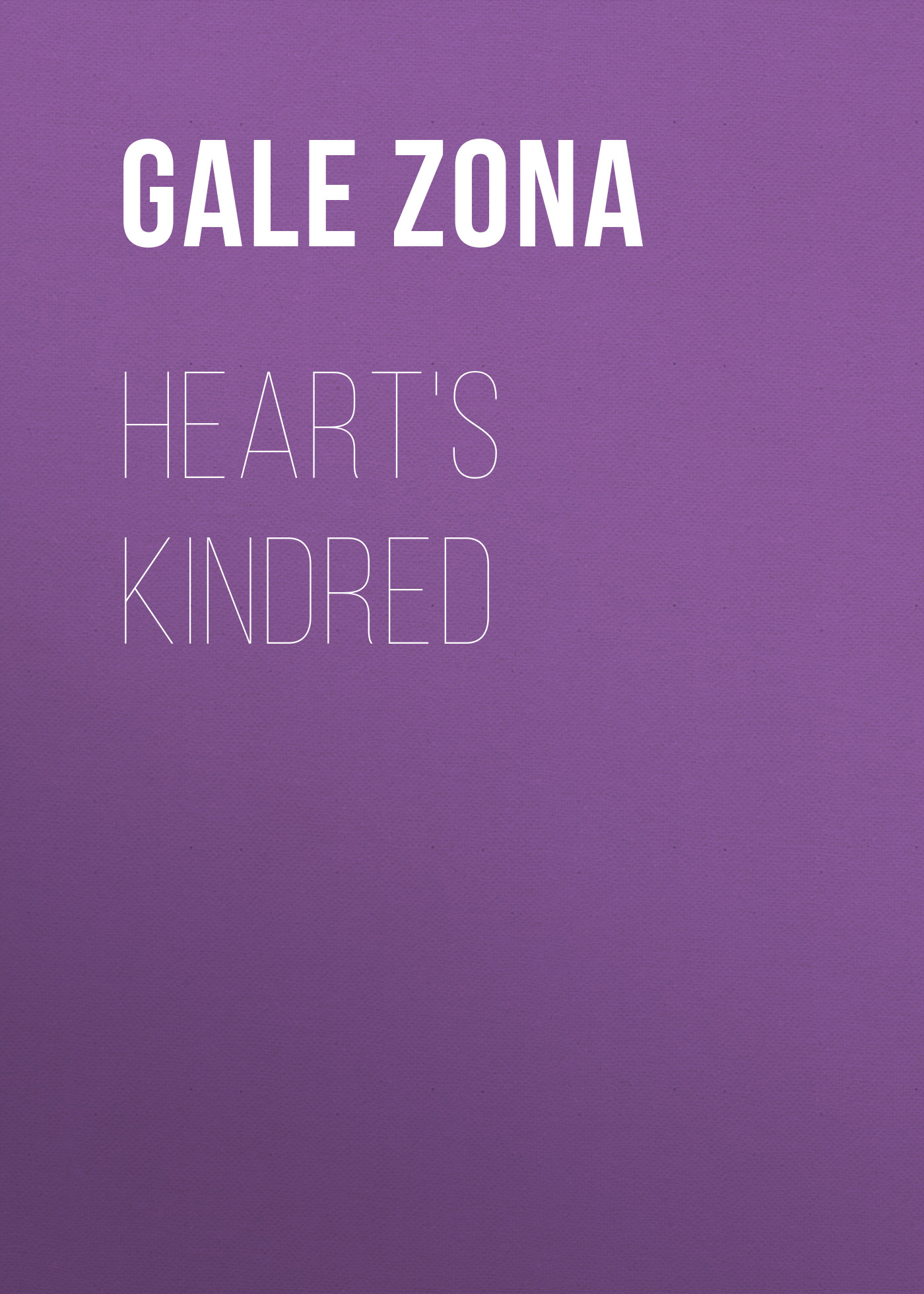 Обложка книги «Heart's Kindred»