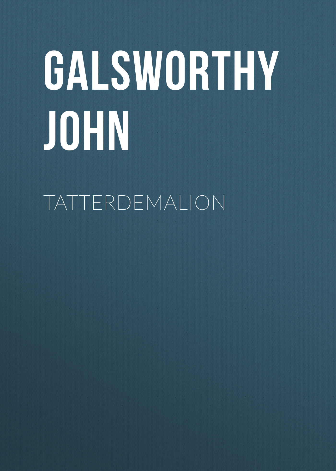 Обложка книги «Tatterdemalion»