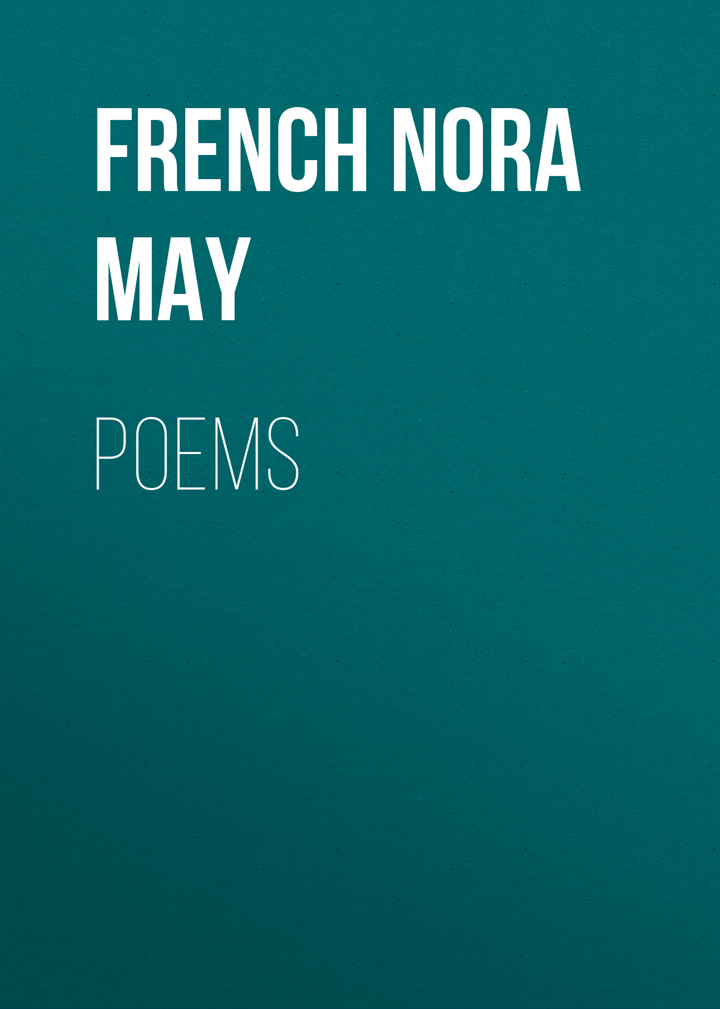 Обложка книги «Poems»