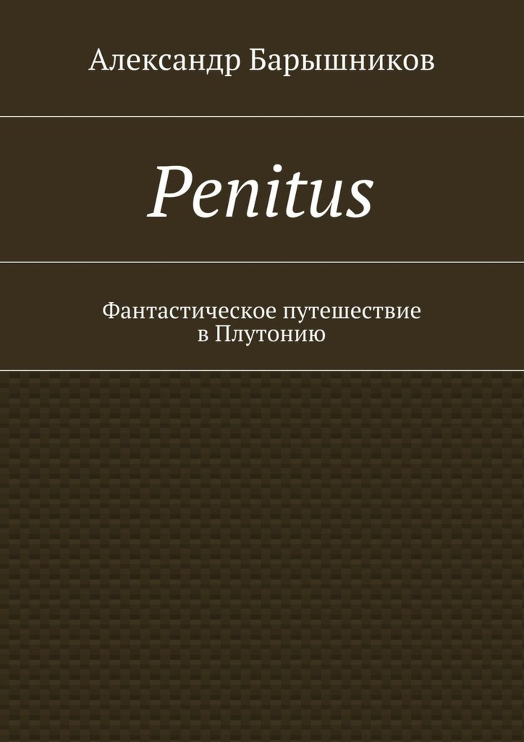 Обложка книги «Penitus. Фантастическое путешествие в Плутонию»