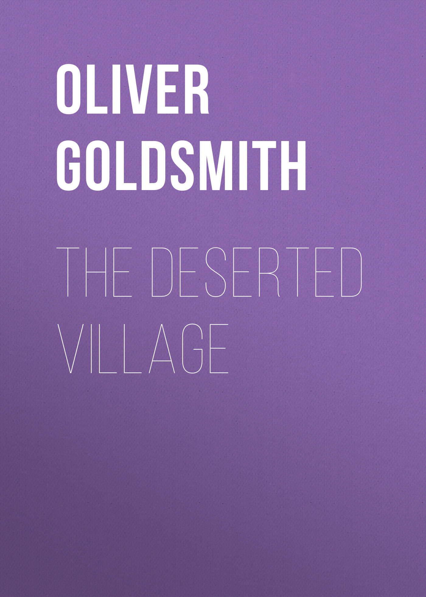 Обложка книги «The Deserted Village»