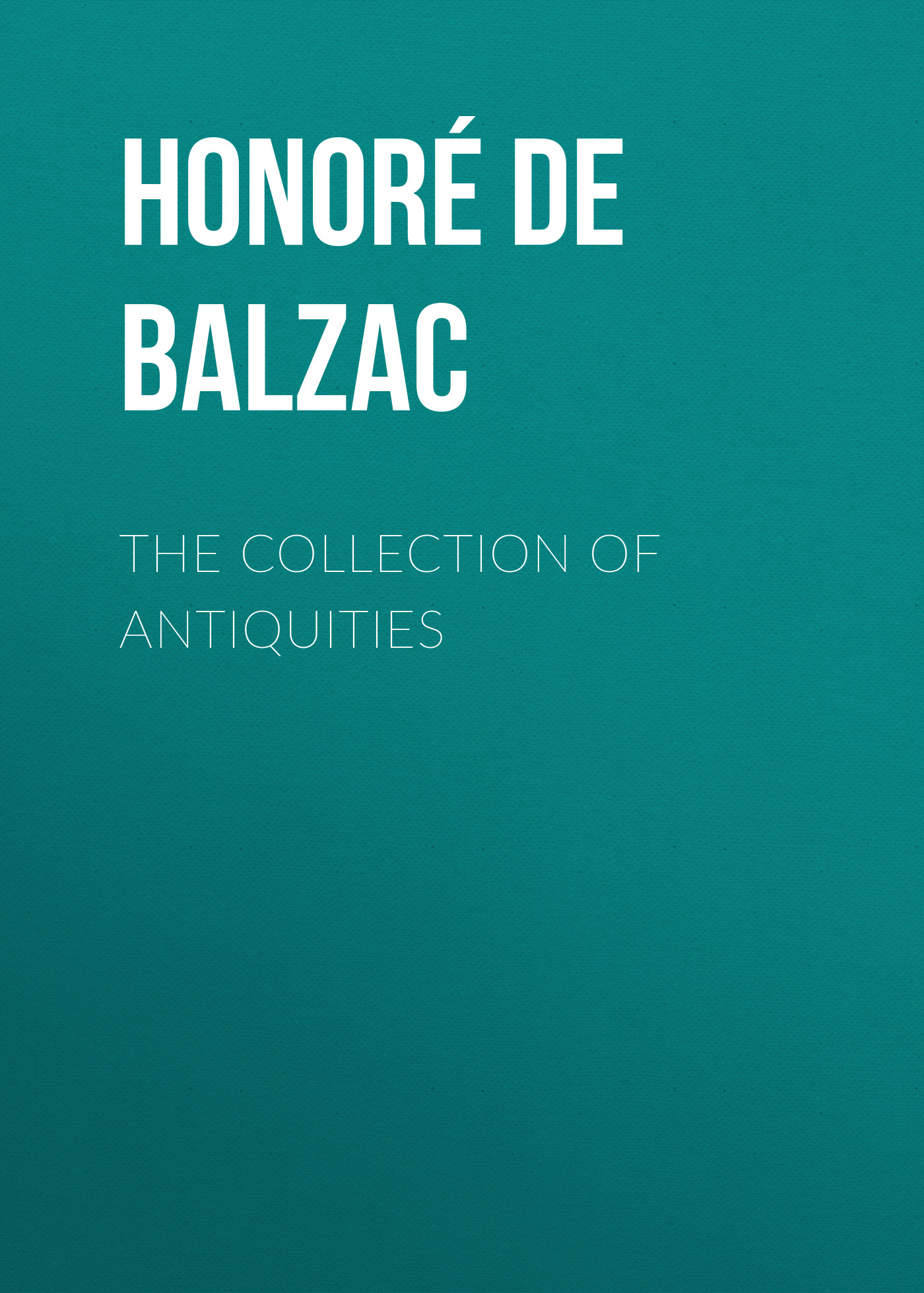 Обложка книги «The Collection of Antiquities»