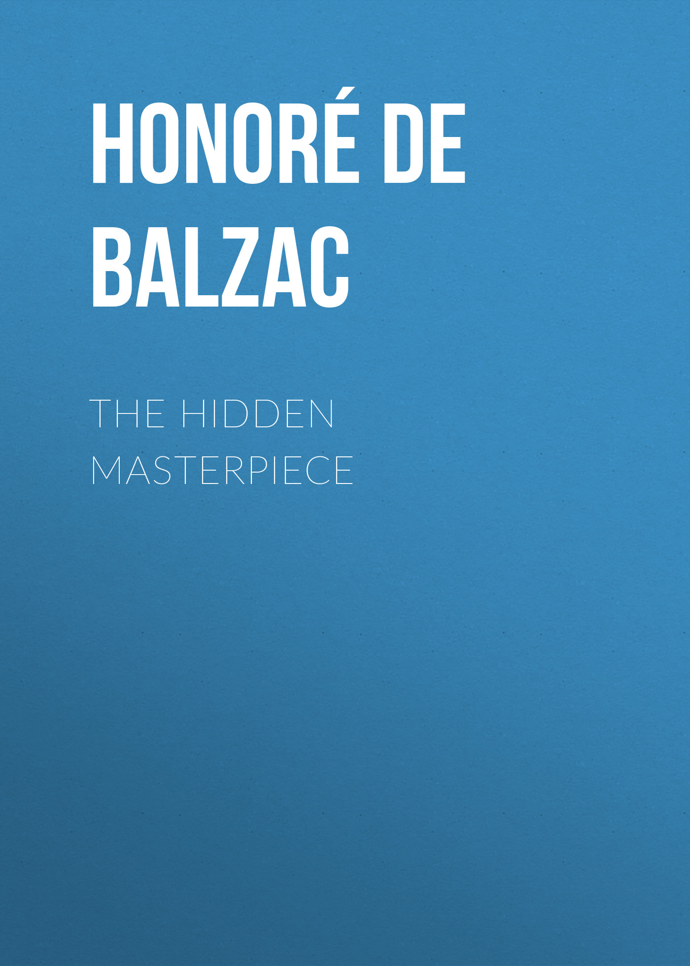 Обложка книги «The Hidden Masterpiece»