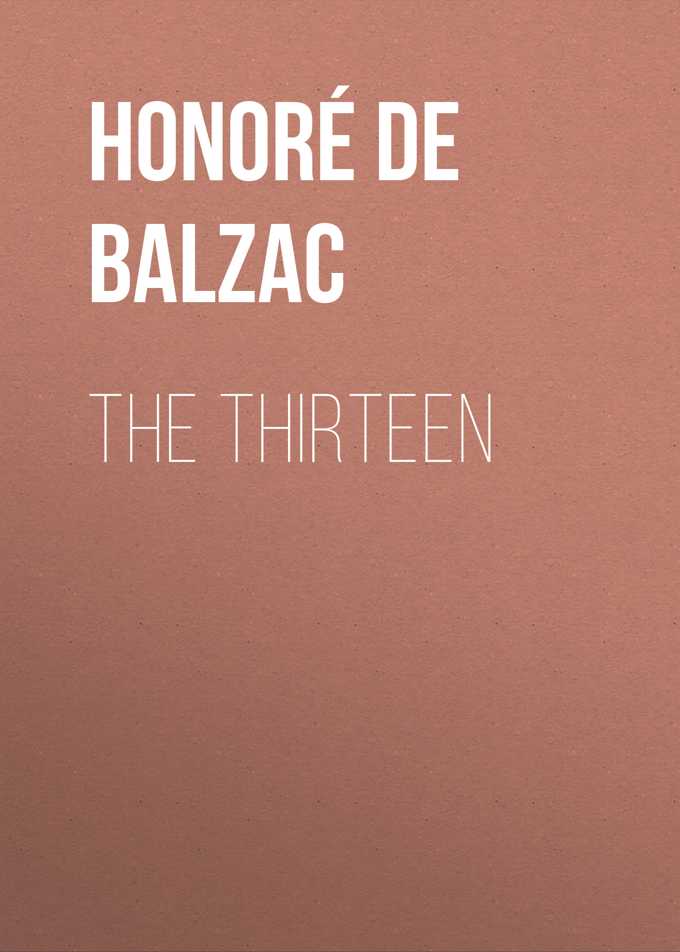 Обложка книги «The Thirteen»