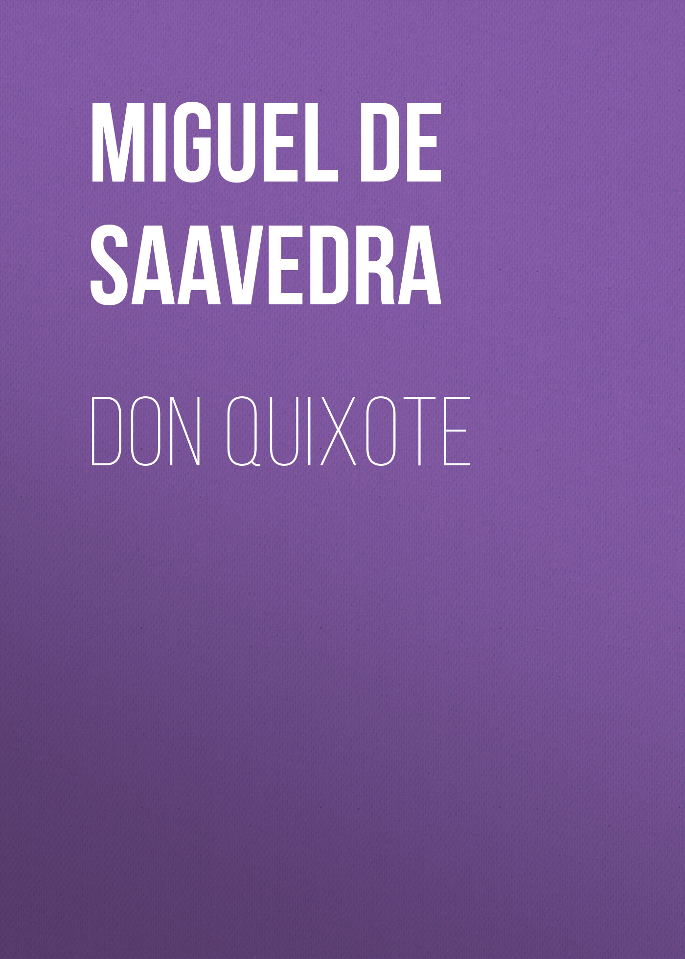 Обложка книги «Don Quixote»