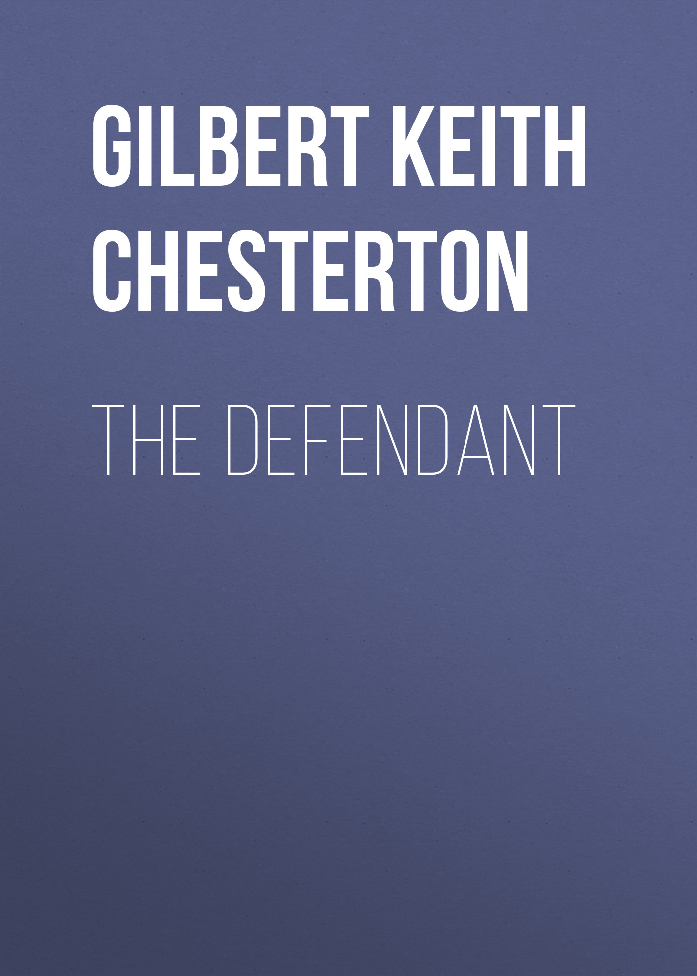 Обложка книги «The Defendant»