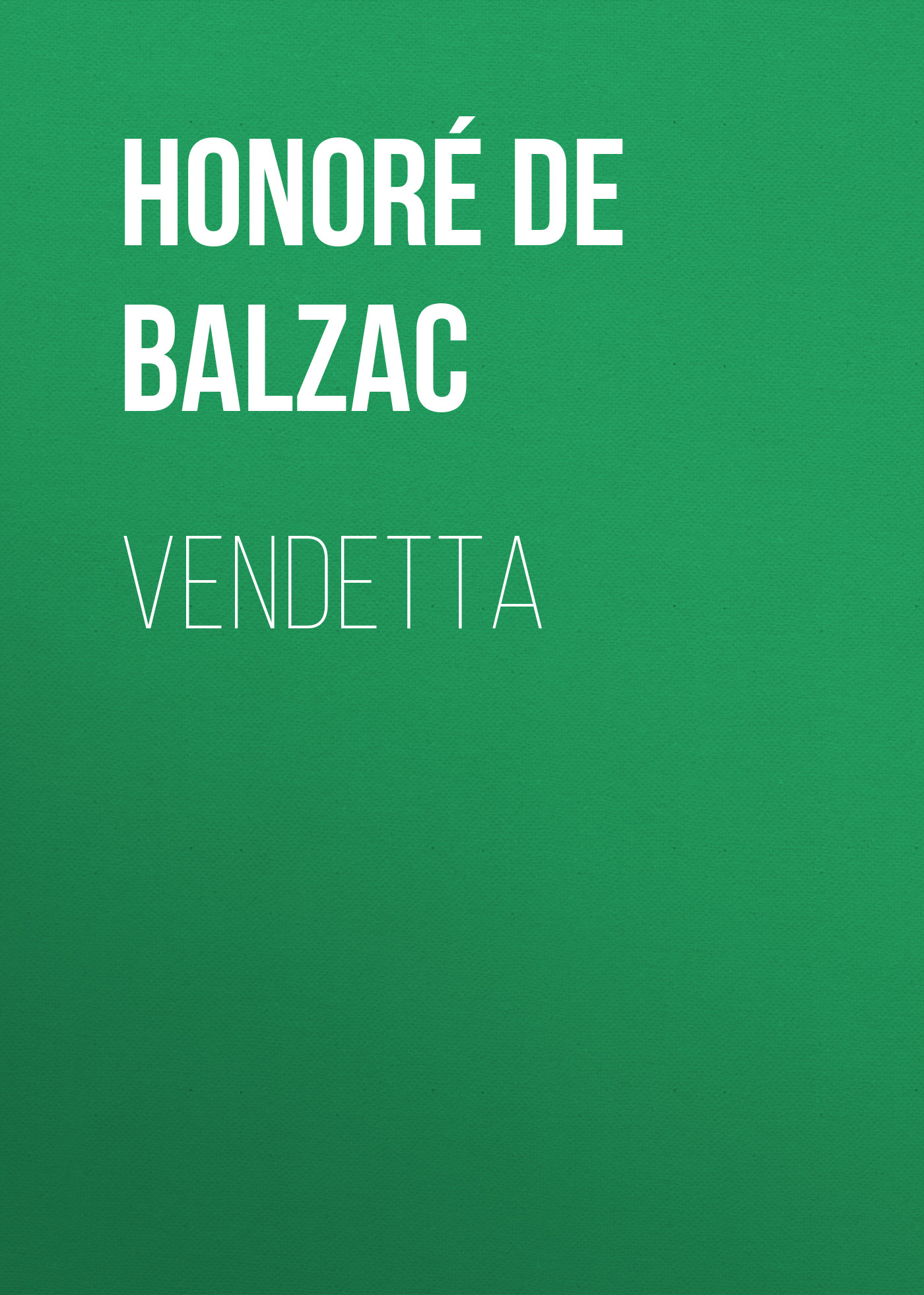 Обложка книги «Vendetta»