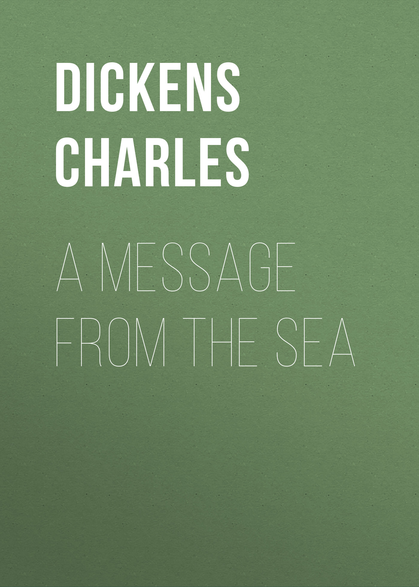 Обложка книги «A Message from the Sea»