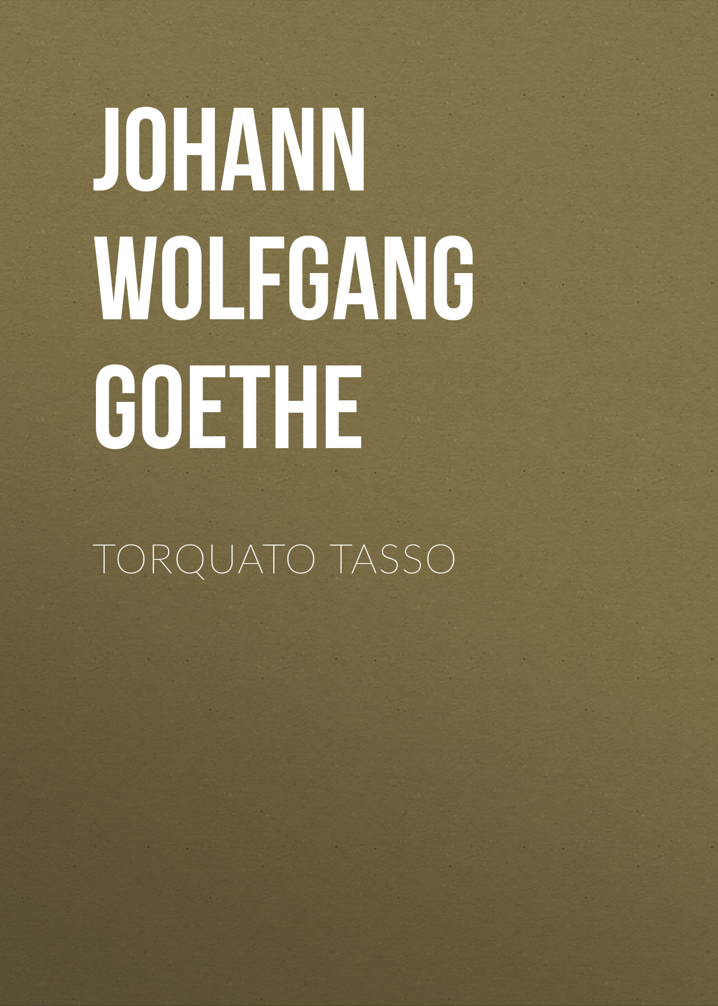 Обложка книги «Torquato Tasso»