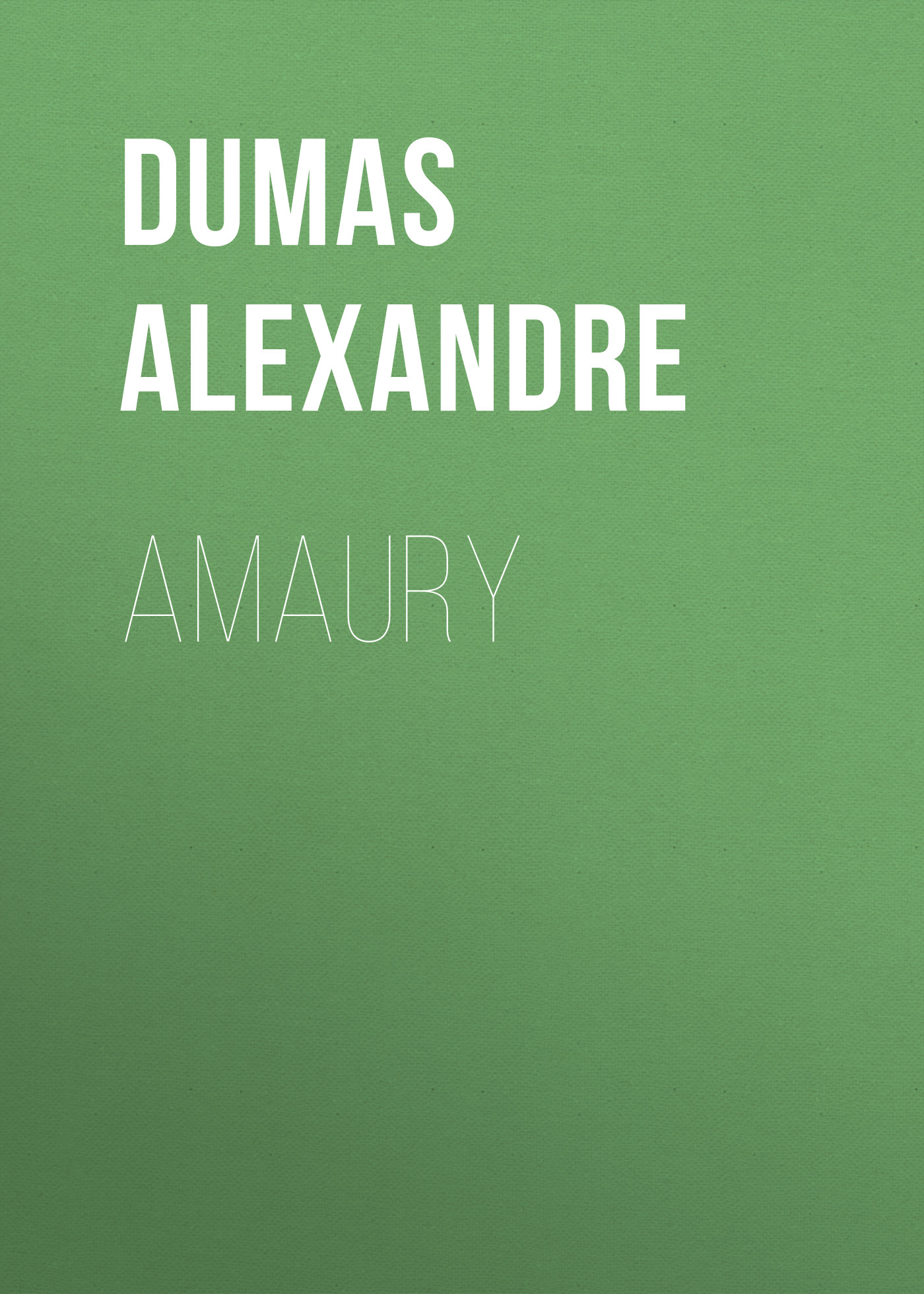 Обложка книги «Amaury»