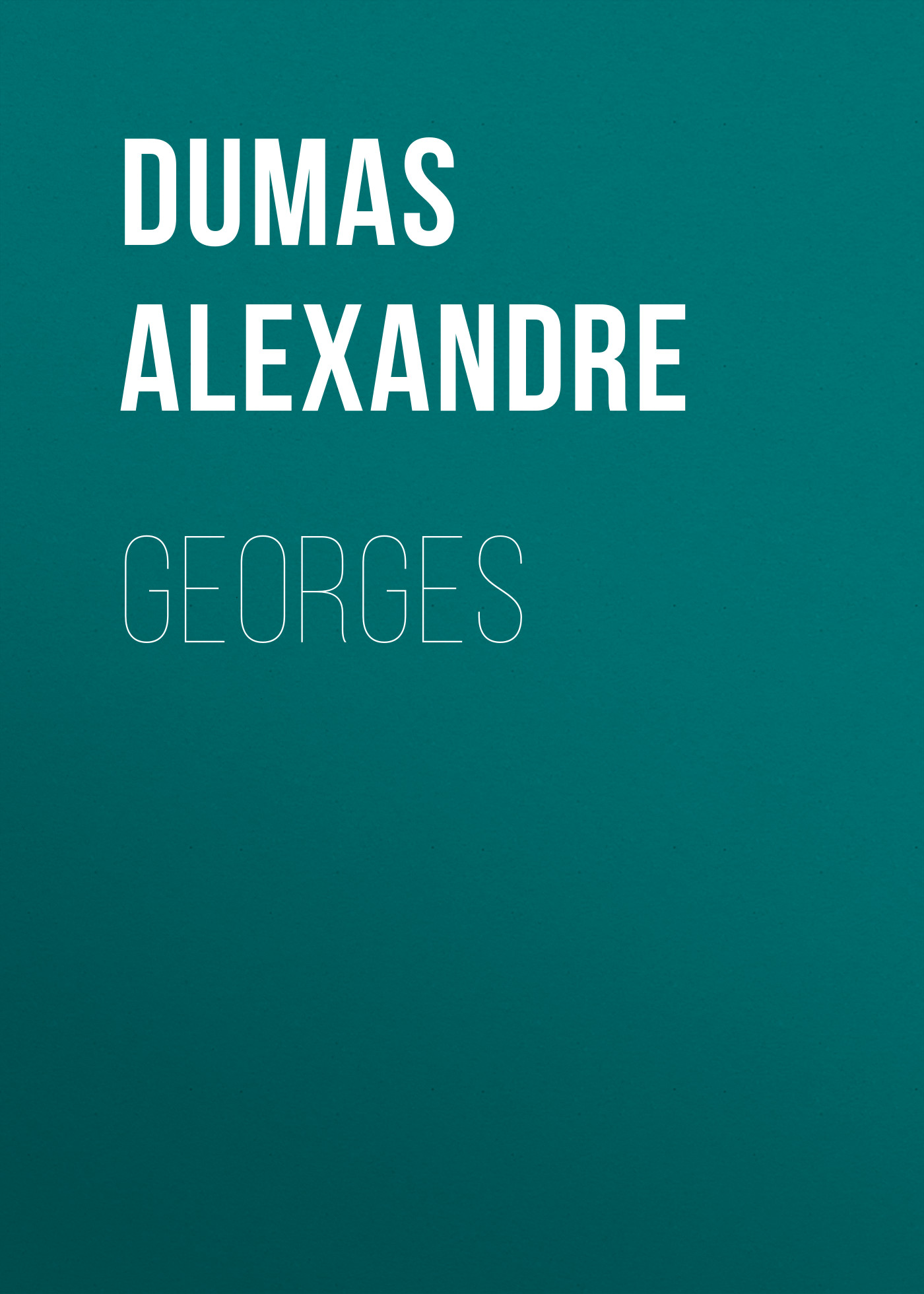 Обложка книги «Georges»