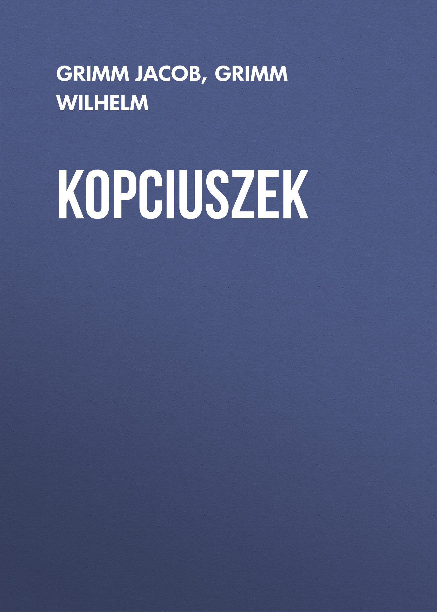 Обложка книги «Kopciuszek»