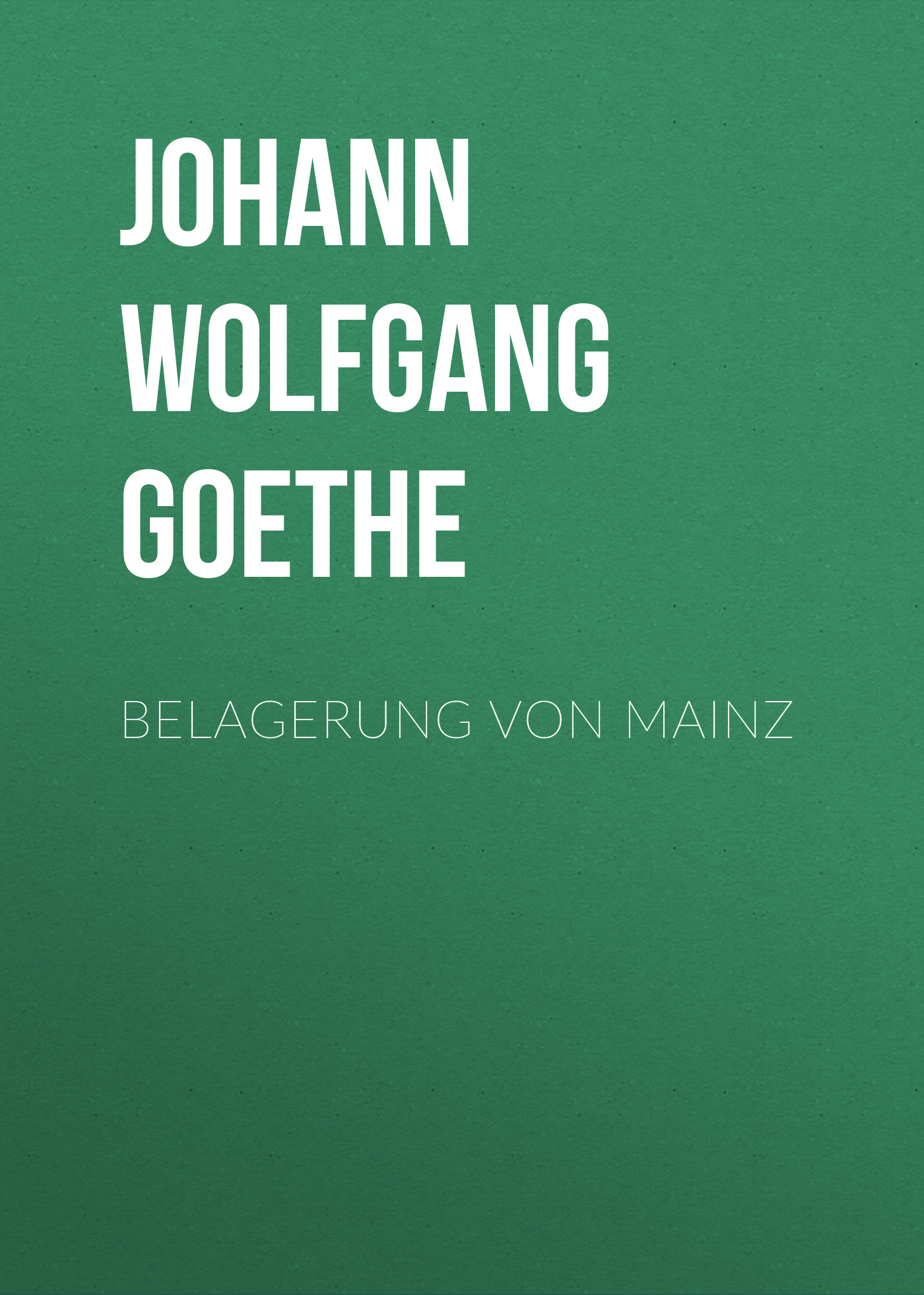 Обложка книги «Belagerung von Mainz»