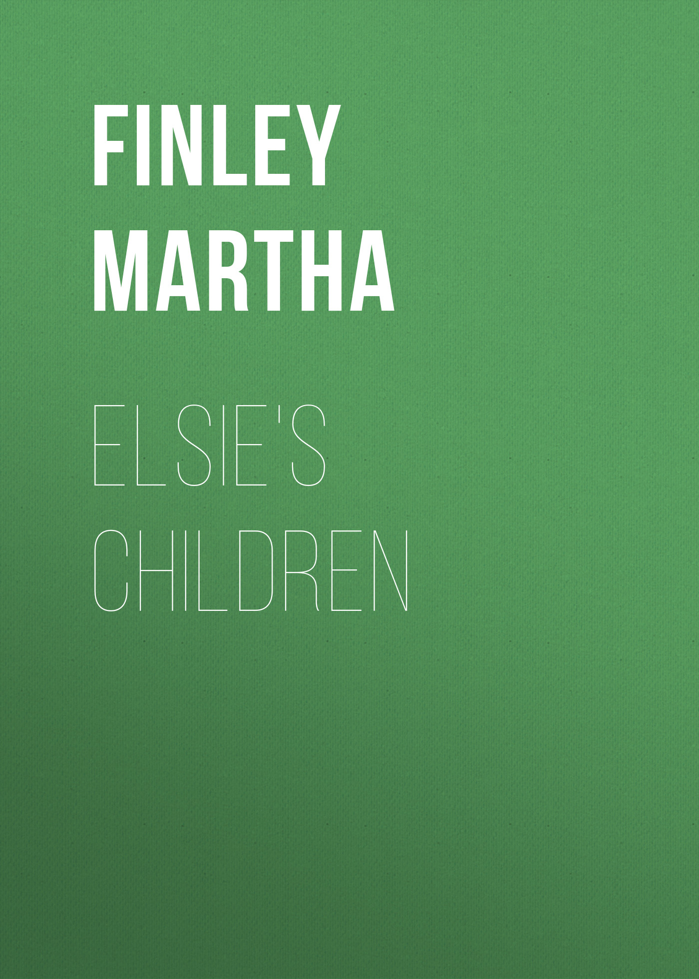 Обложка книги «Elsie's children»
