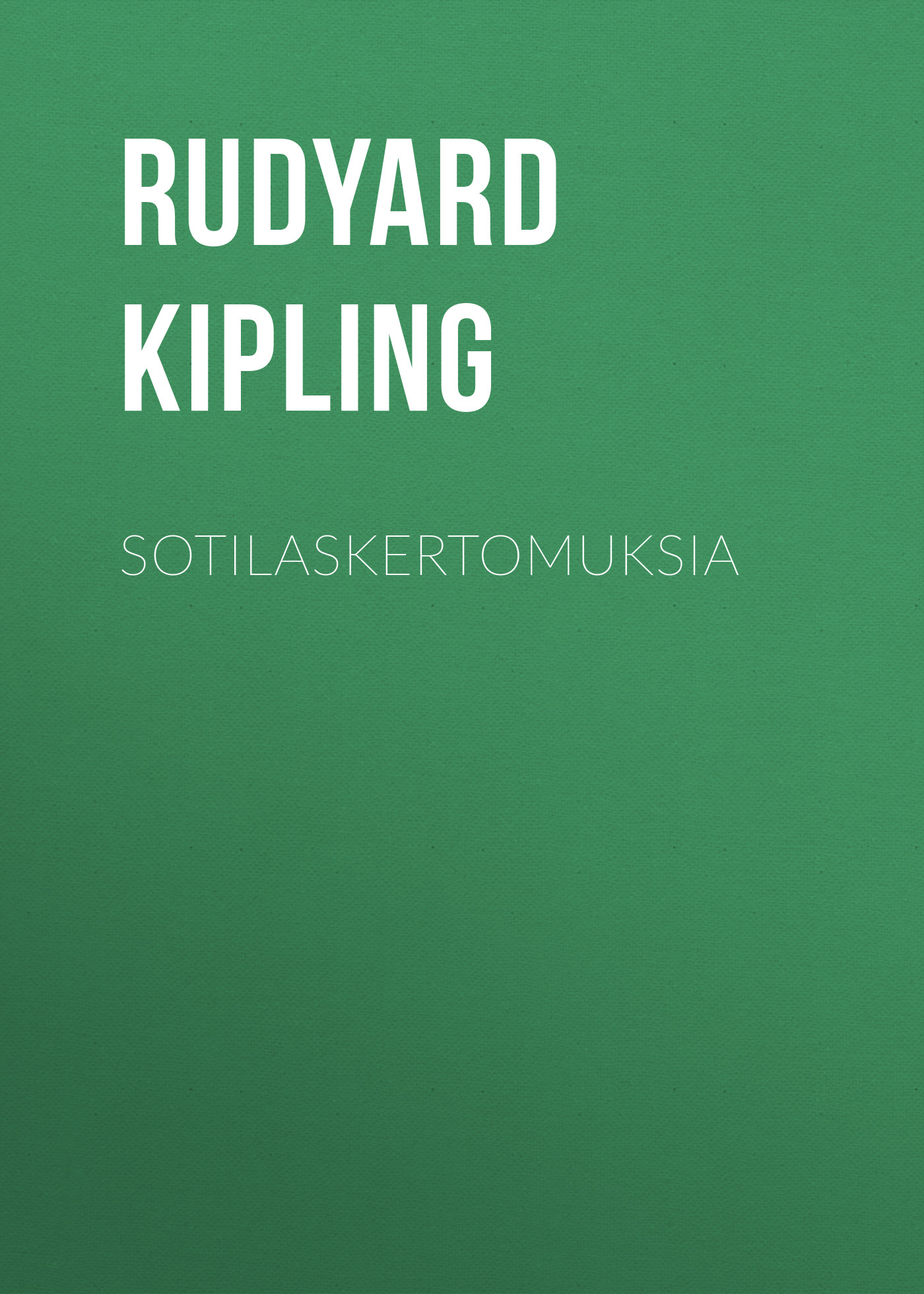 Обложка книги «Sotilaskertomuksia»