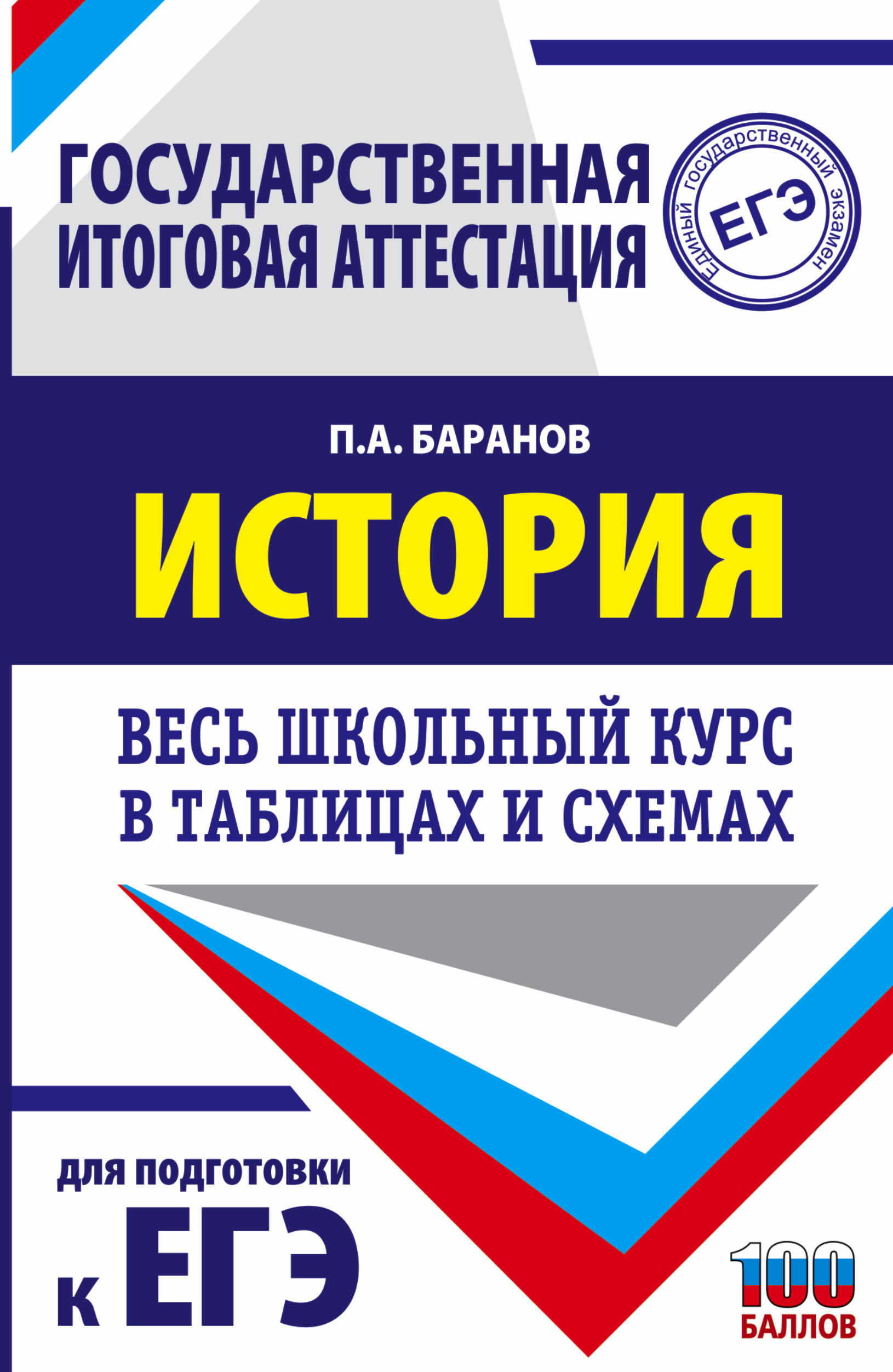 Обложка книги «История России. Весь школьный курс в таблицах и схемах для подготовки к ЕГЭ»