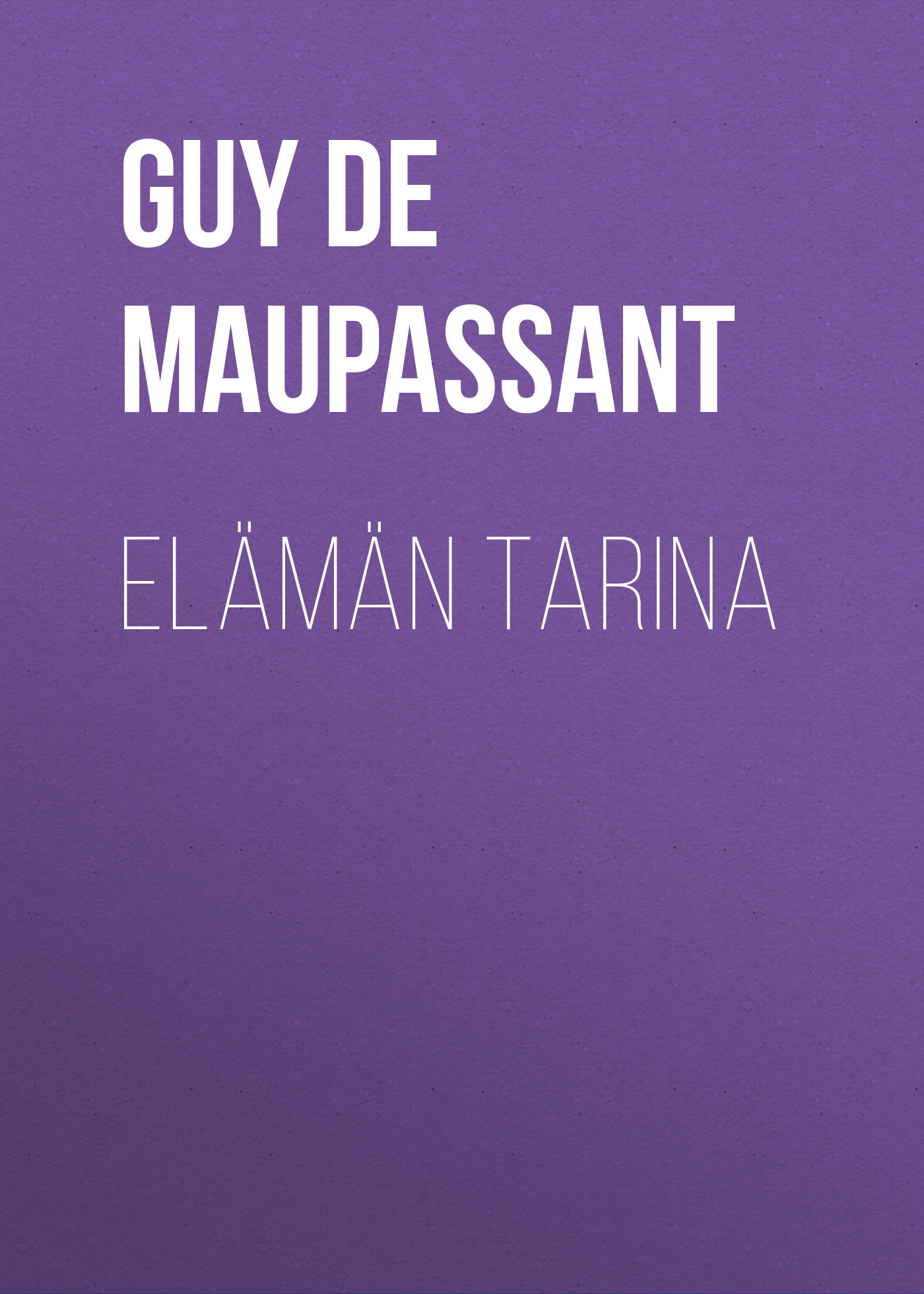 Обложка книги «Elämän tarina»