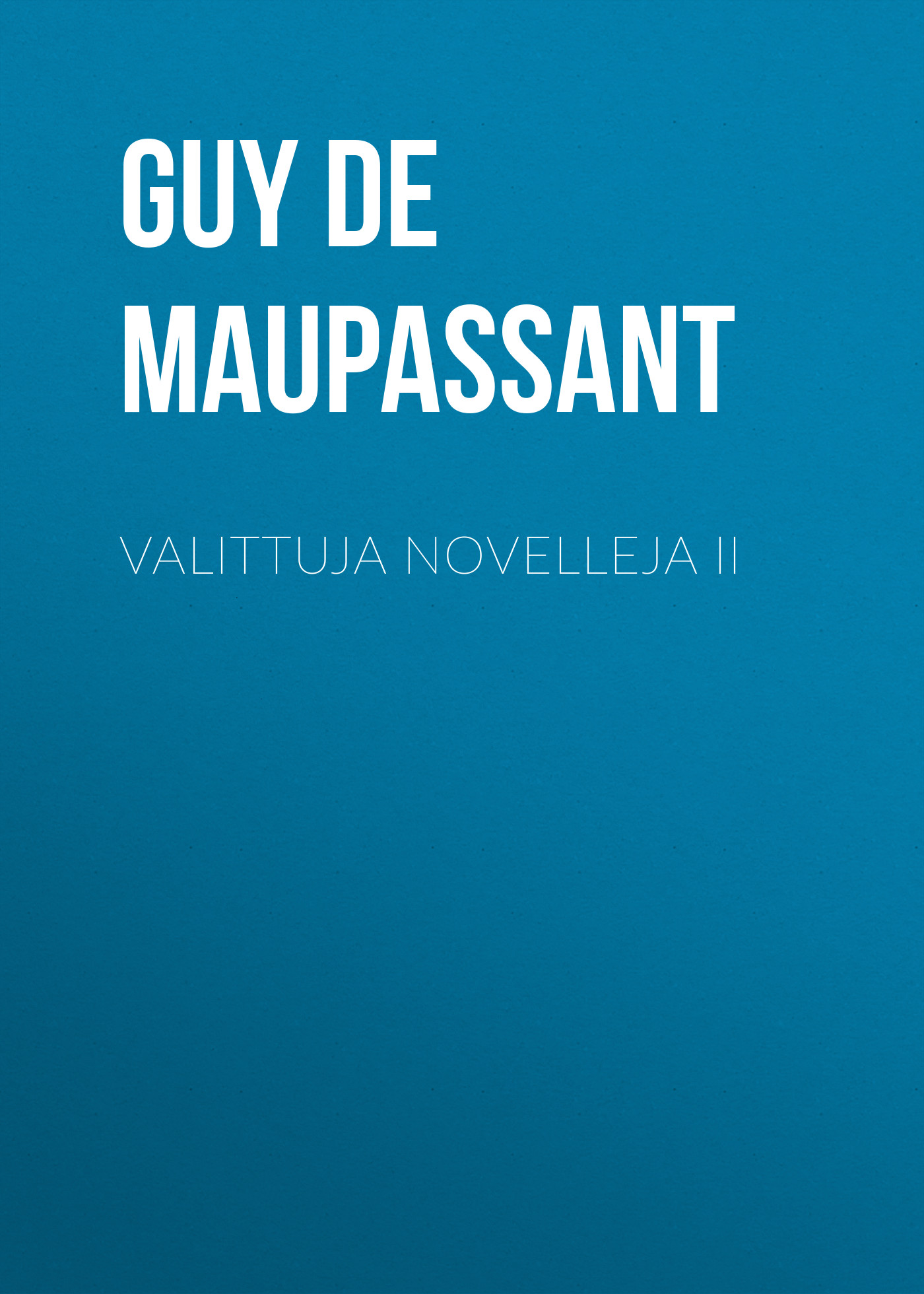 Обложка книги «Valittuja novelleja II»