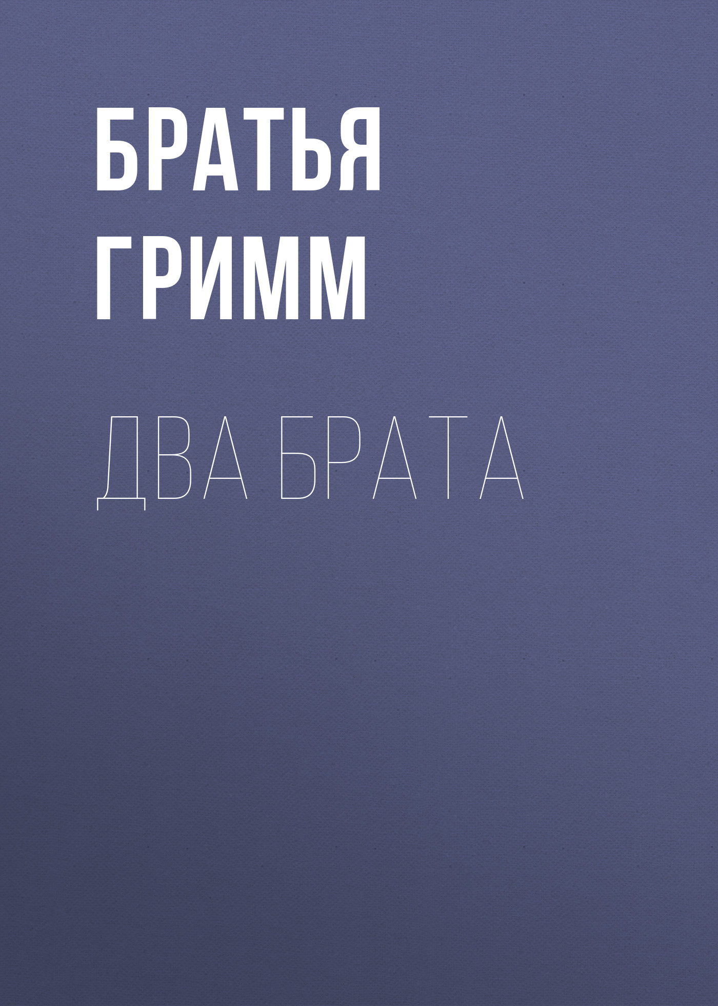 Обложка книги «Два брата»
