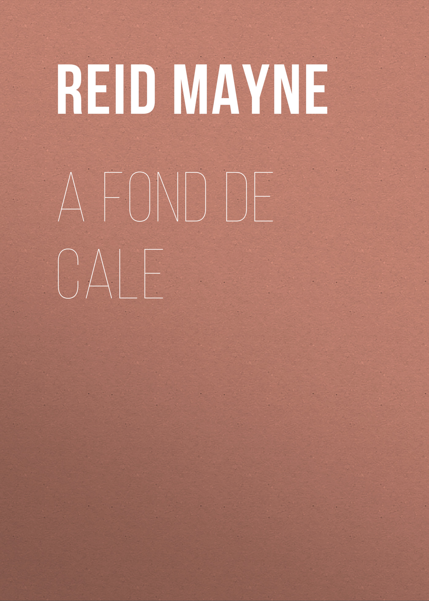 Обложка книги «A fond de cale»