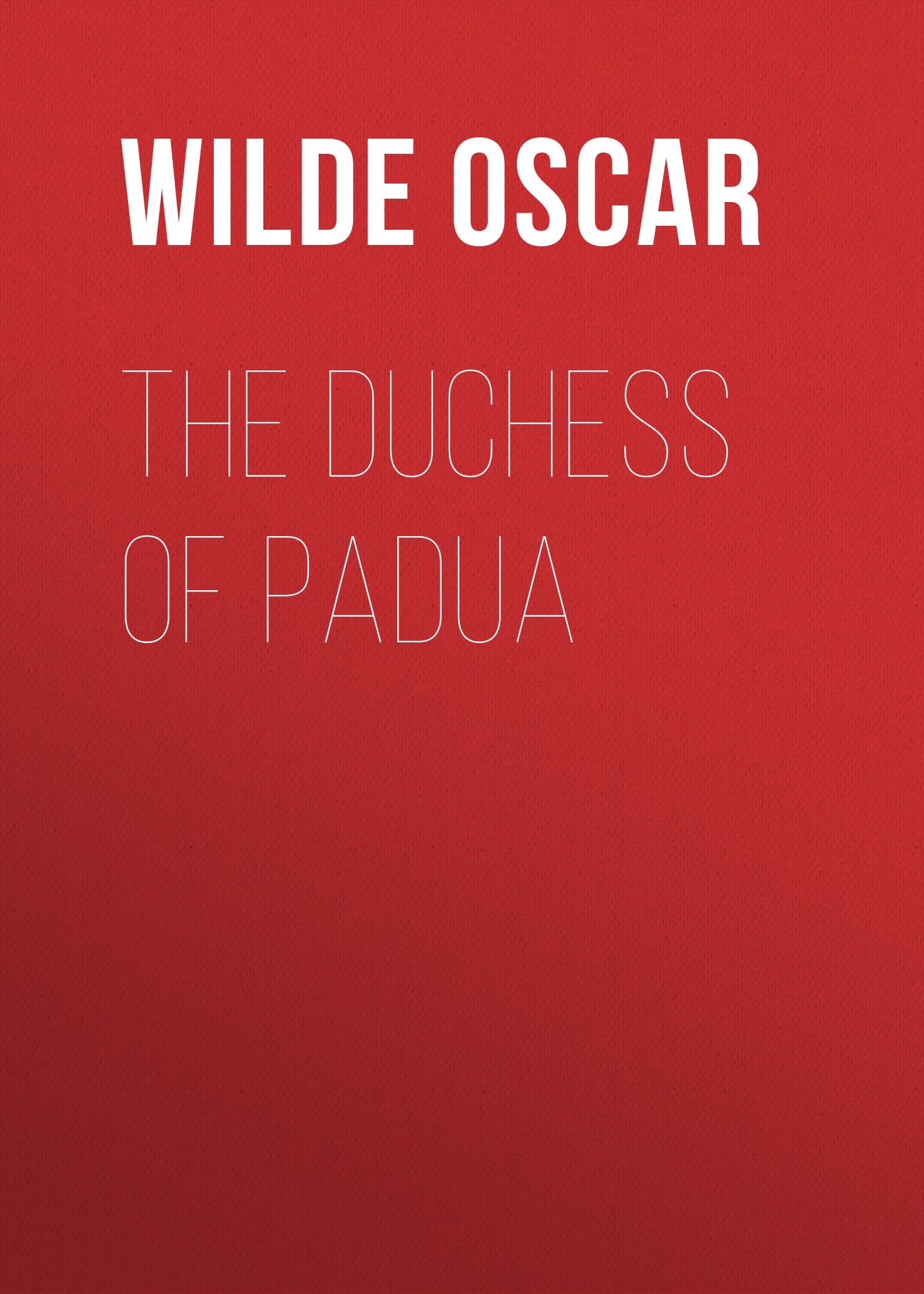 Обложка книги «The Duchess of Padua»