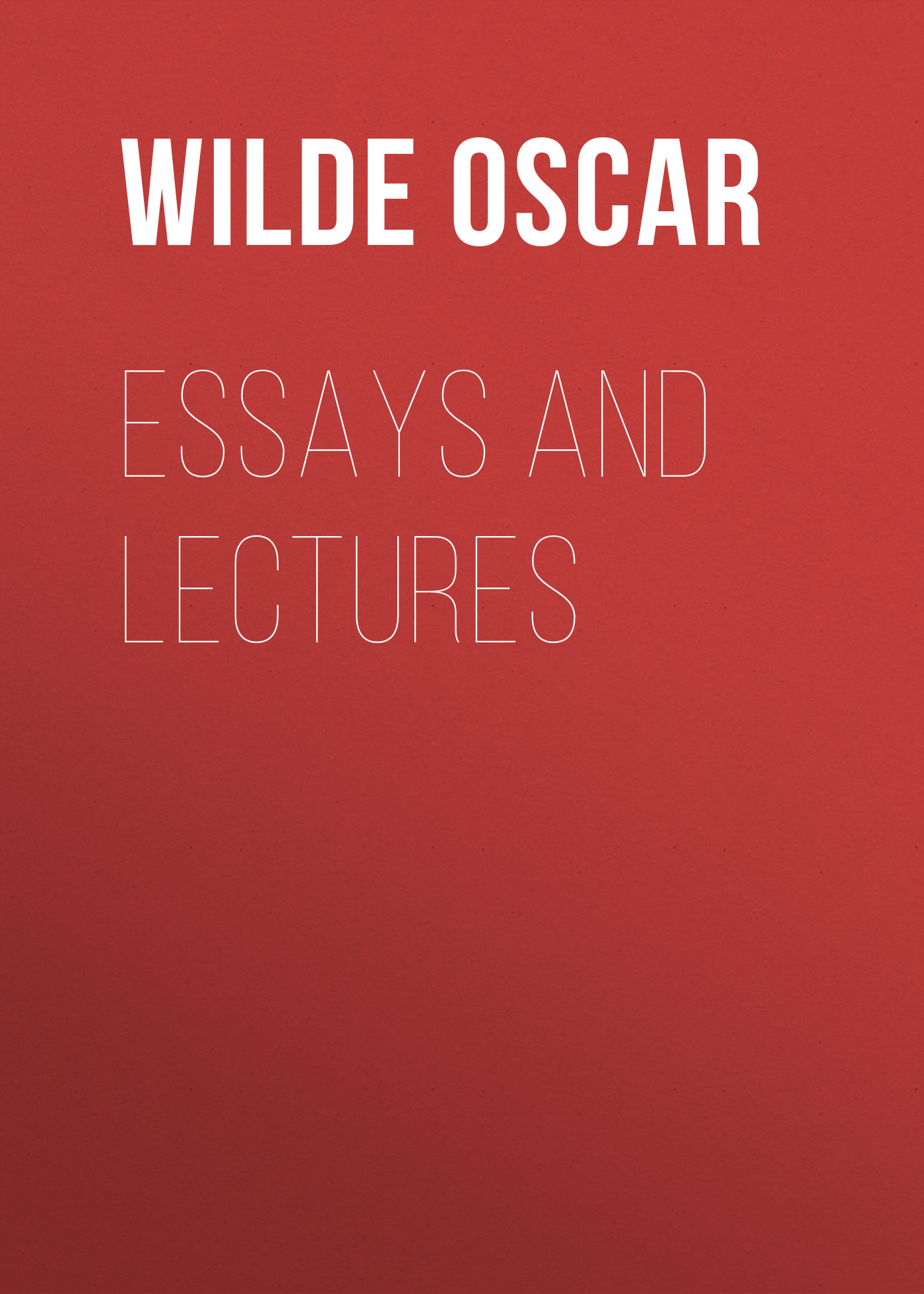 Обложка книги «Essays and Lectures»