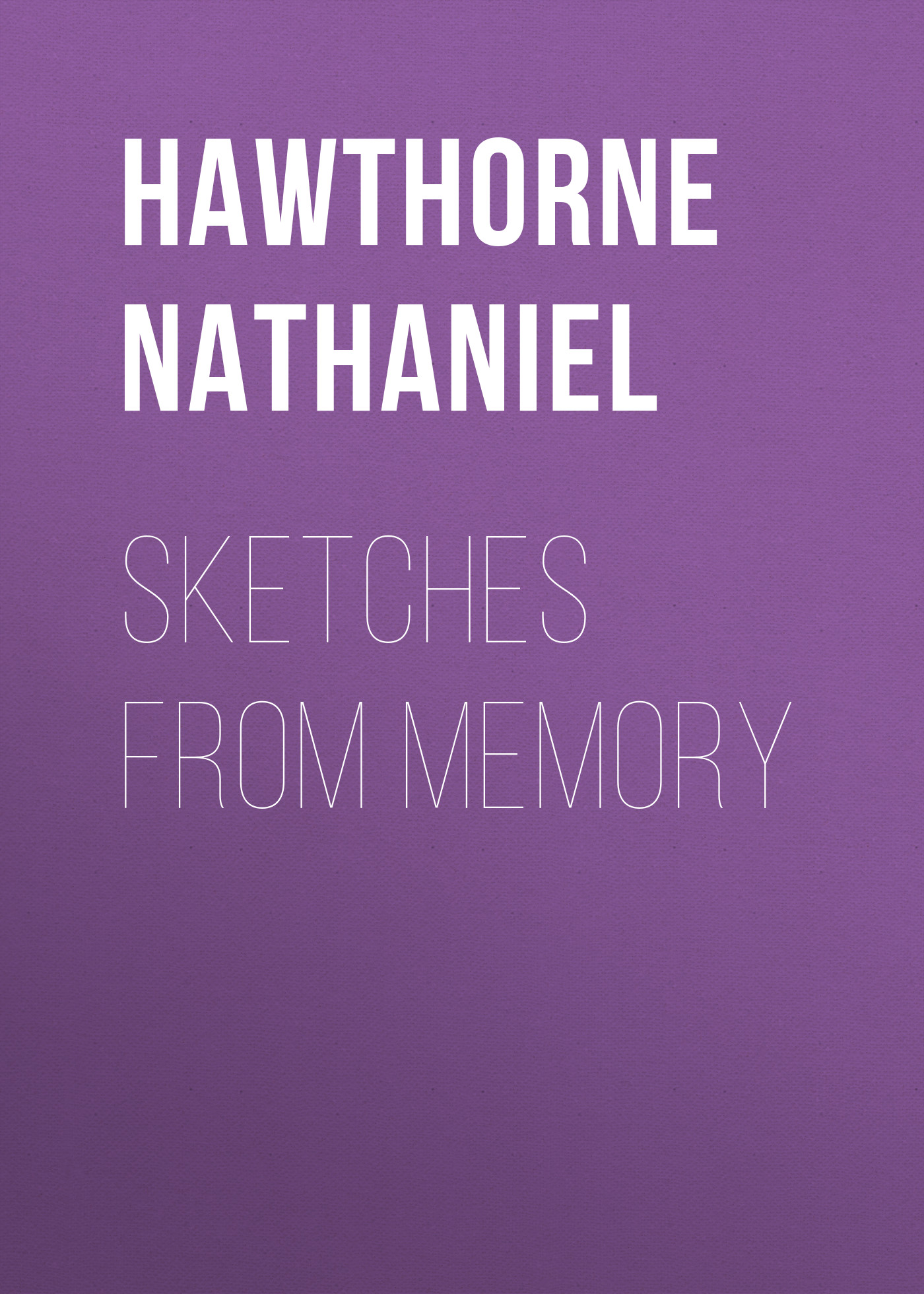 Обложка книги «Sketches from Memory»