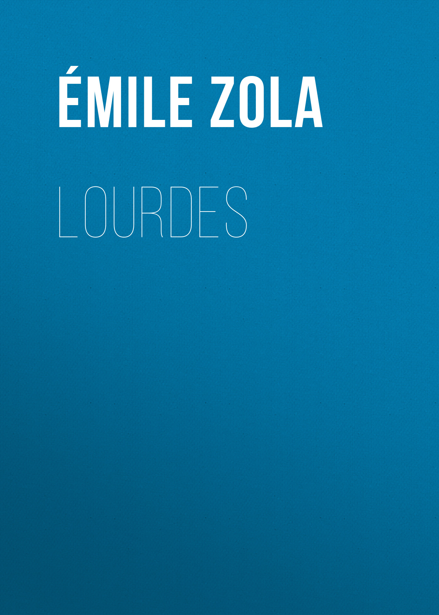 Обложка книги «Lourdes»