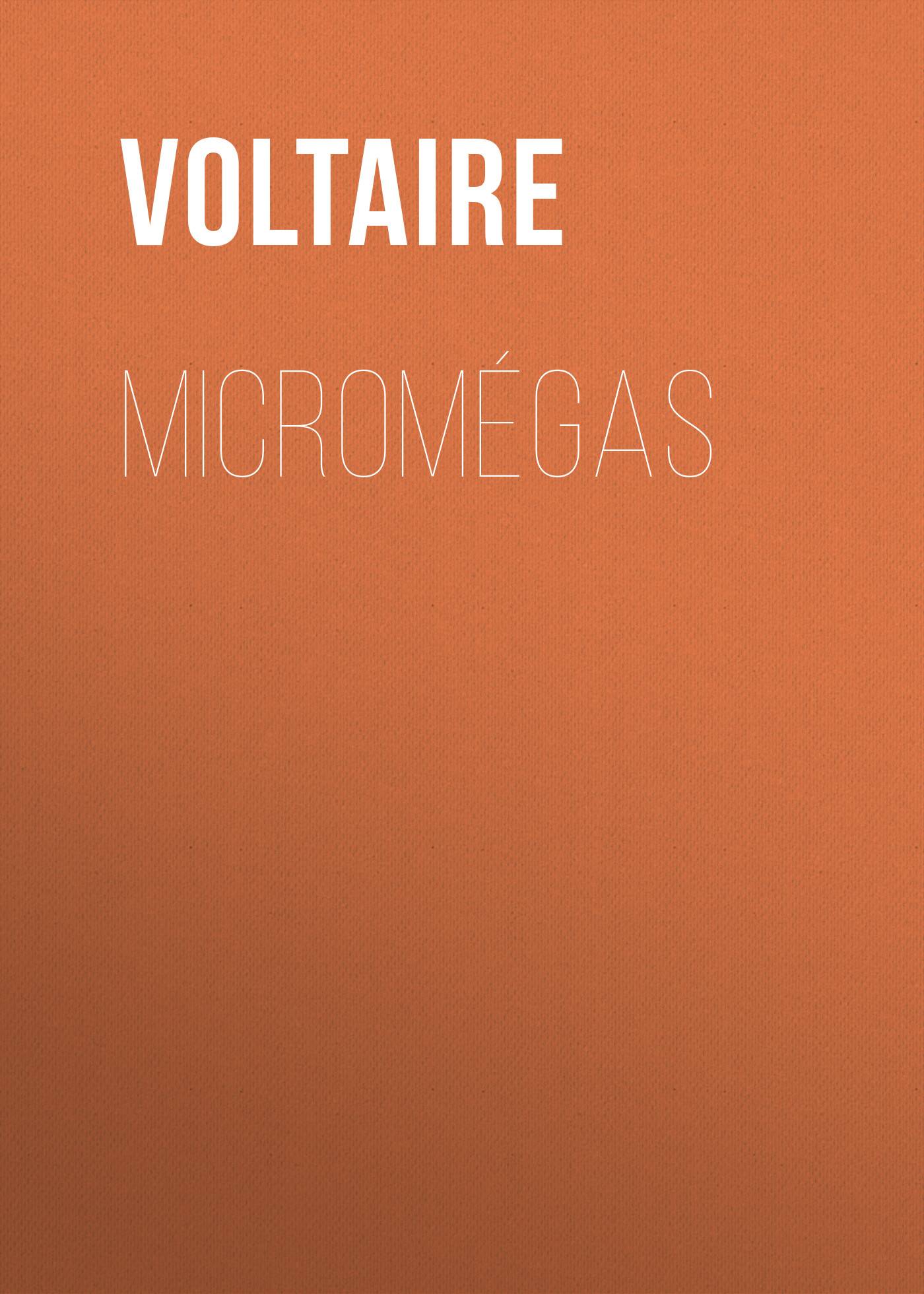 Обложка книги «Micromégas»