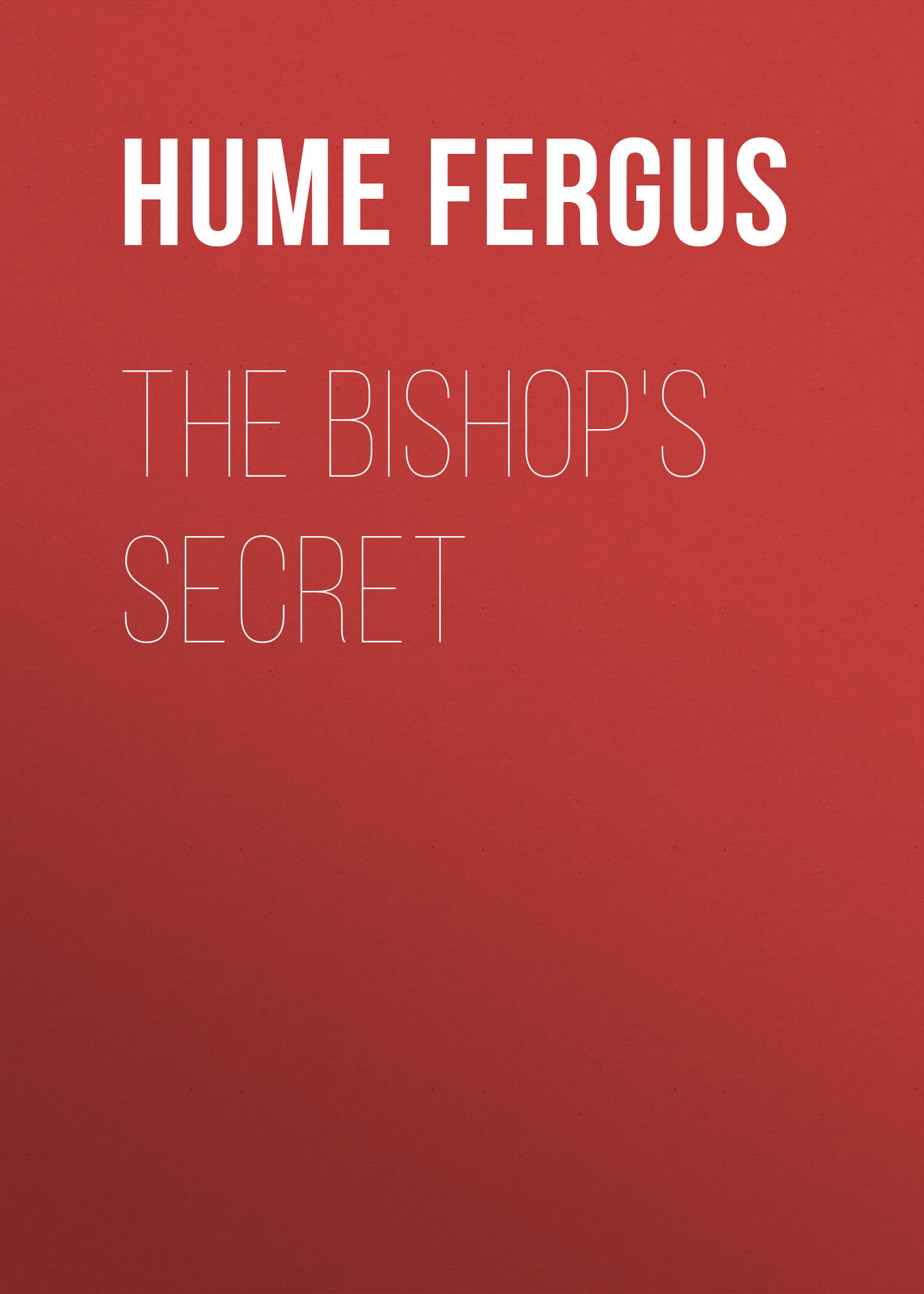 Обложка книги «The Bishop's Secret»