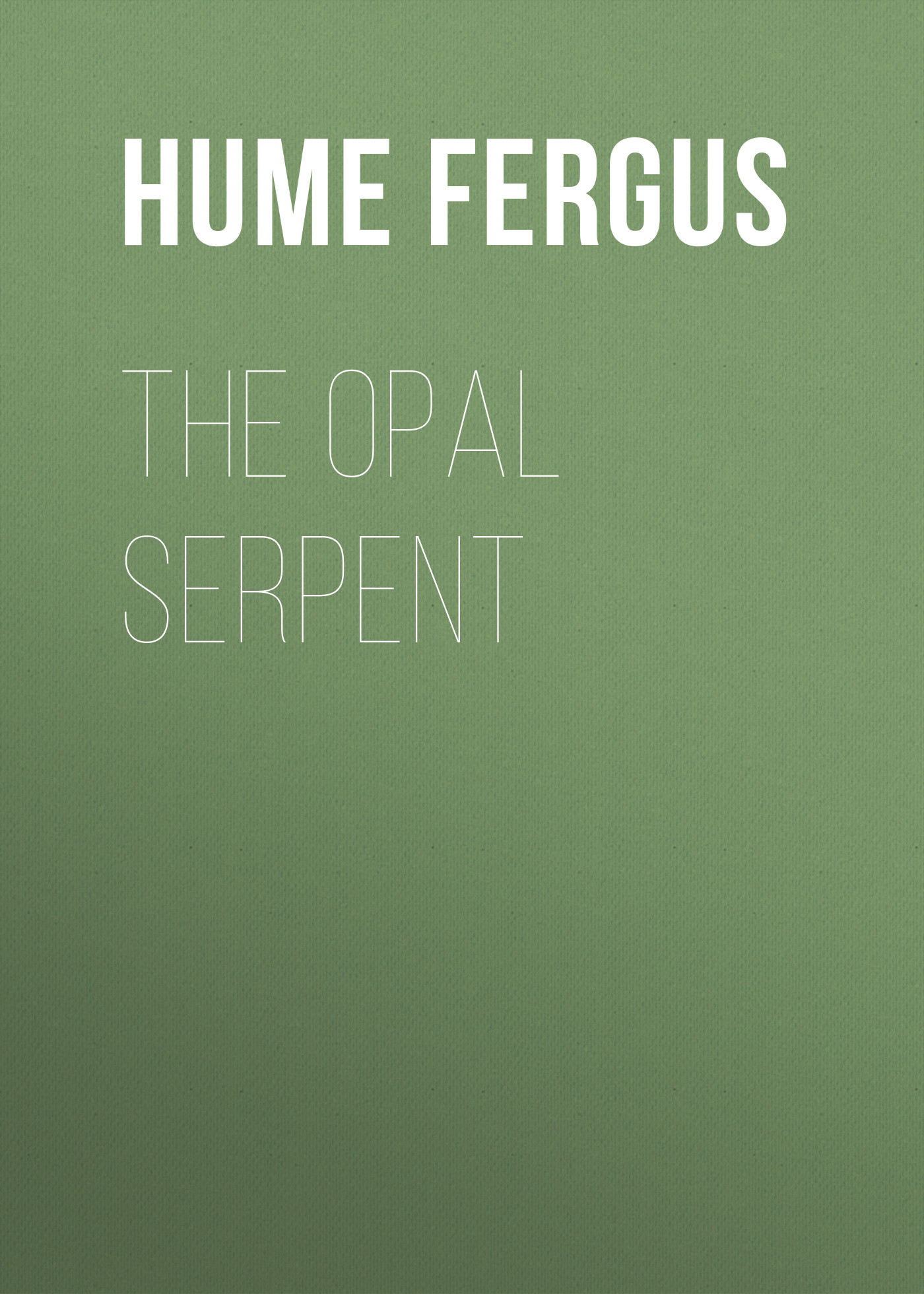 Обложка книги «The Opal Serpent»