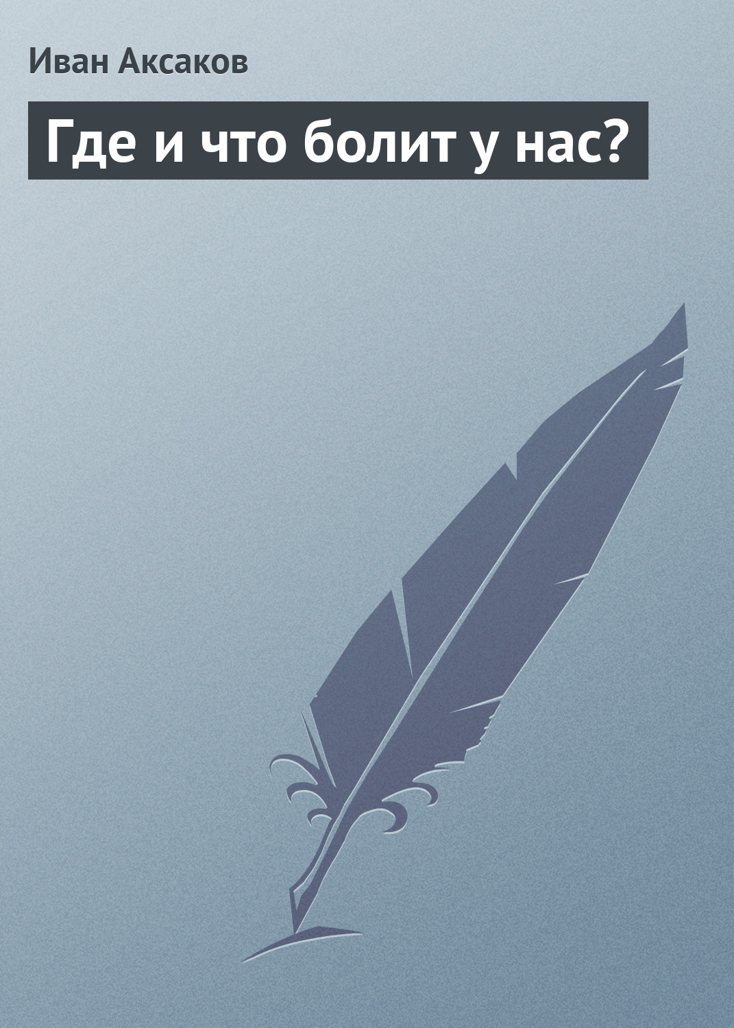 Обложка книги «Где и что болит у нас?»