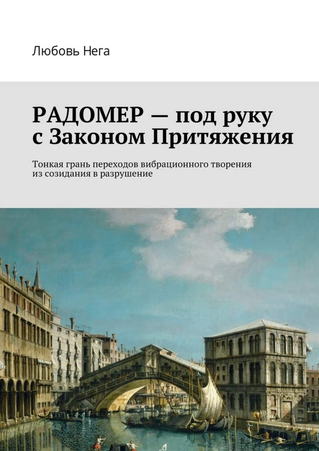 Обложка книги «Радомер – под руку с законом притяжения. Тонкая грань переходов вибрационного творения из созидания в разрушение»