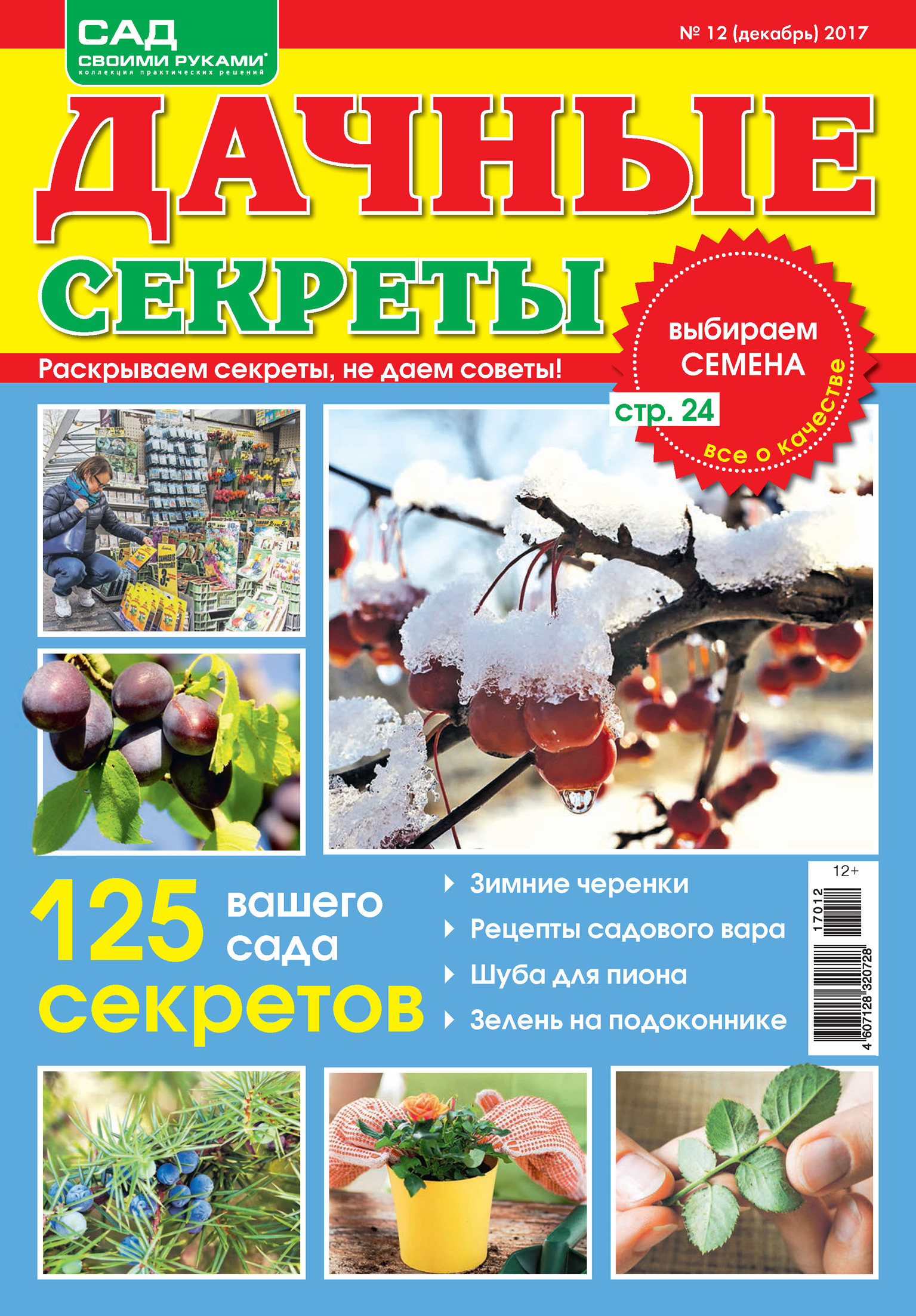Обложка книги «Сад своими руками. Дачные секреты №12/2017»