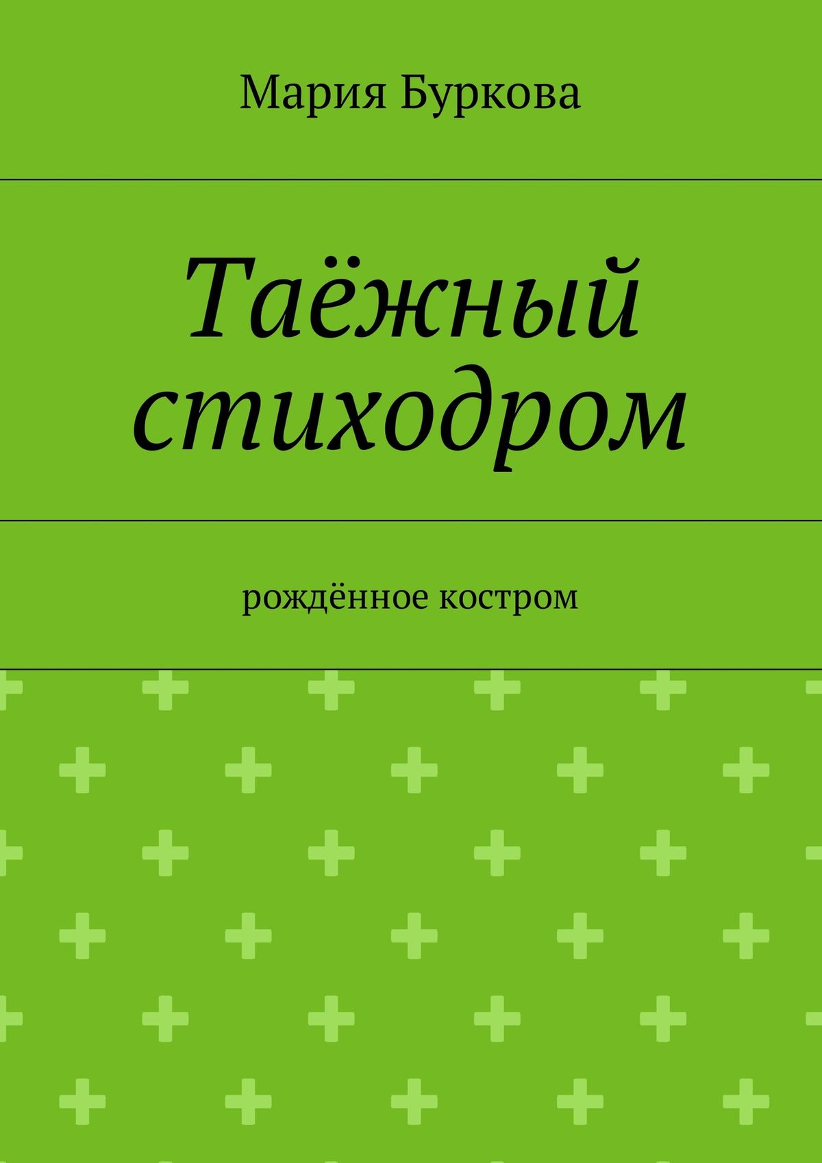 Обложка книги «Таёжный стиходром. Рождённое костром»