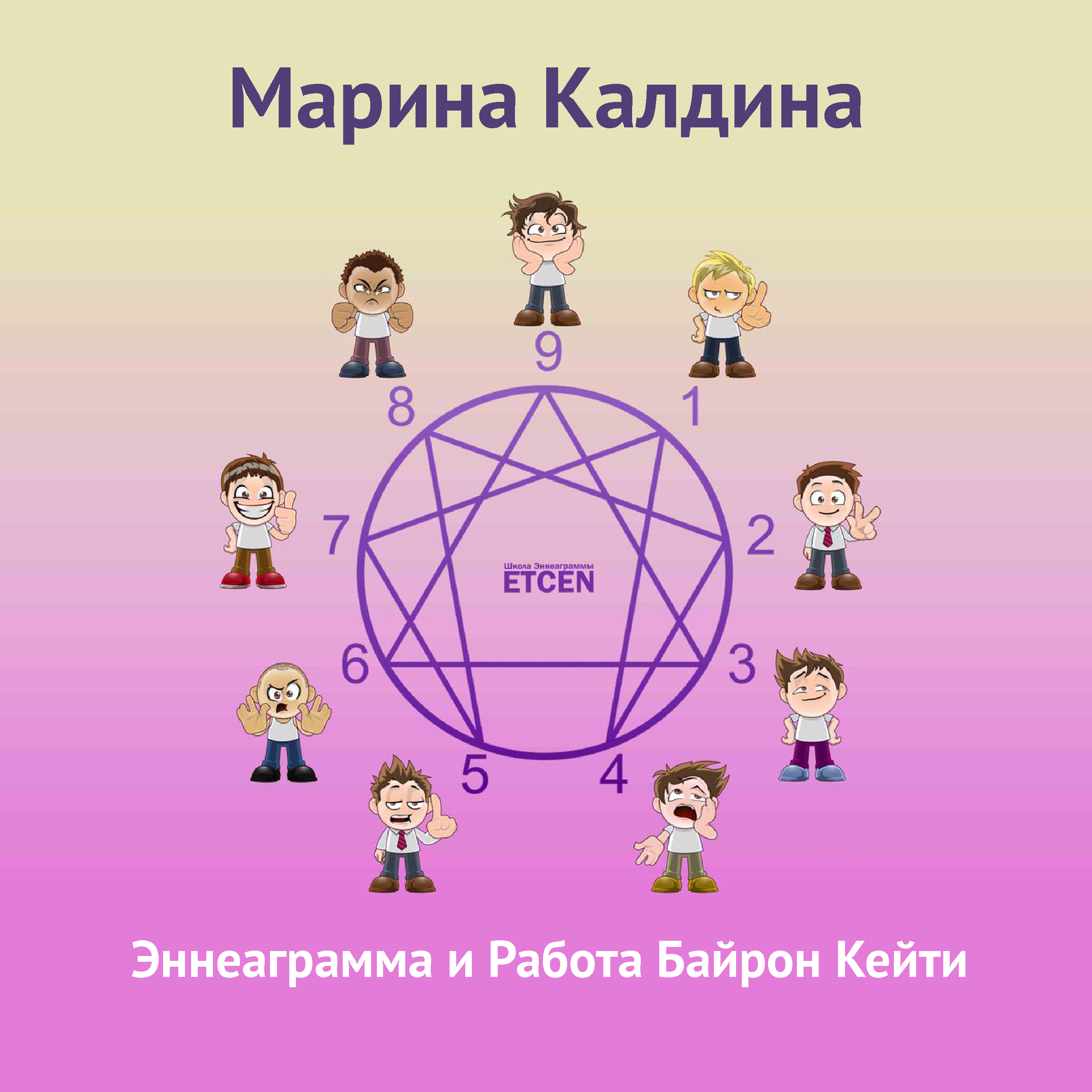 Обложка книги «Эннеаграмма и работа Байрон Кейти»