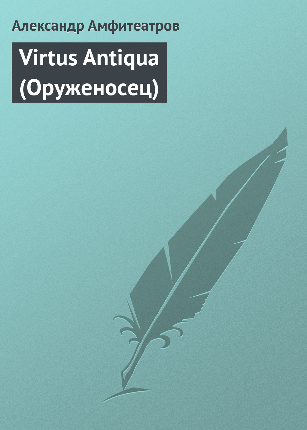 Обложка книги «Virtus Аntiquа (Оруженосец)»