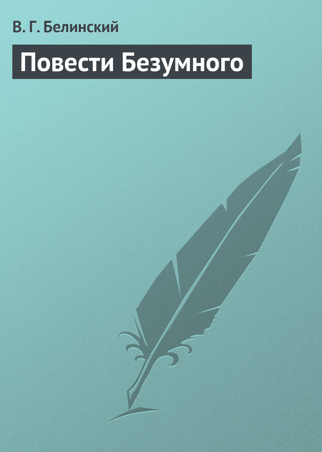 Обложка книги «Повести Безумного»