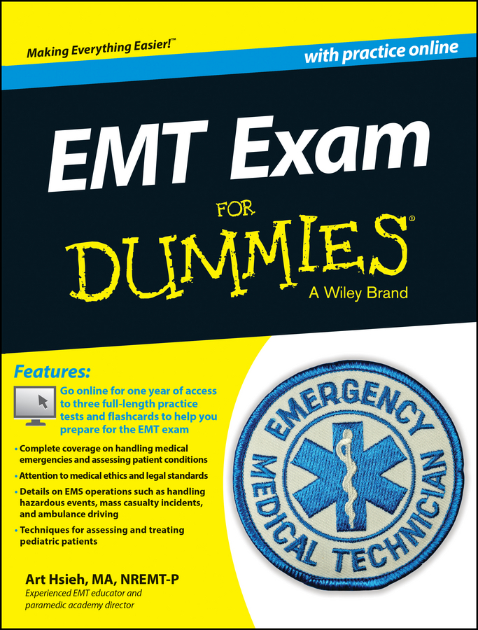 Обложка книги «EMT Exam For Dummies with Online Practice»