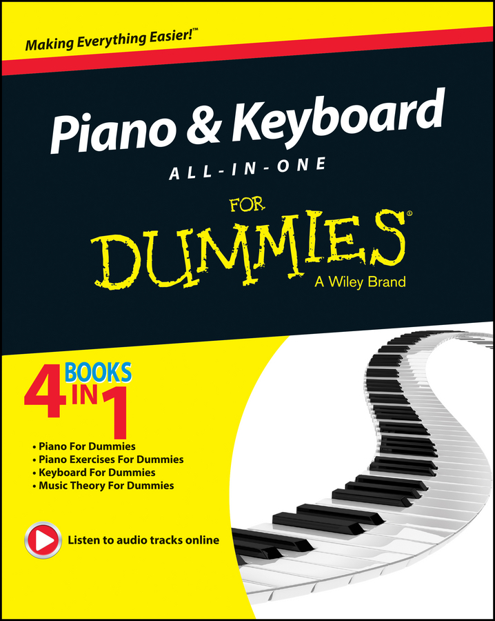 Обложка книги «Piano and Keyboard All-in-One For Dummies»