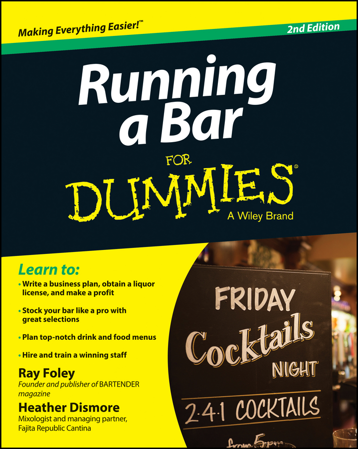 Обложка книги «Running a Bar For Dummies»