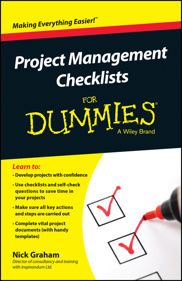 Обложка книги «Project Management Checklists For Dummies»